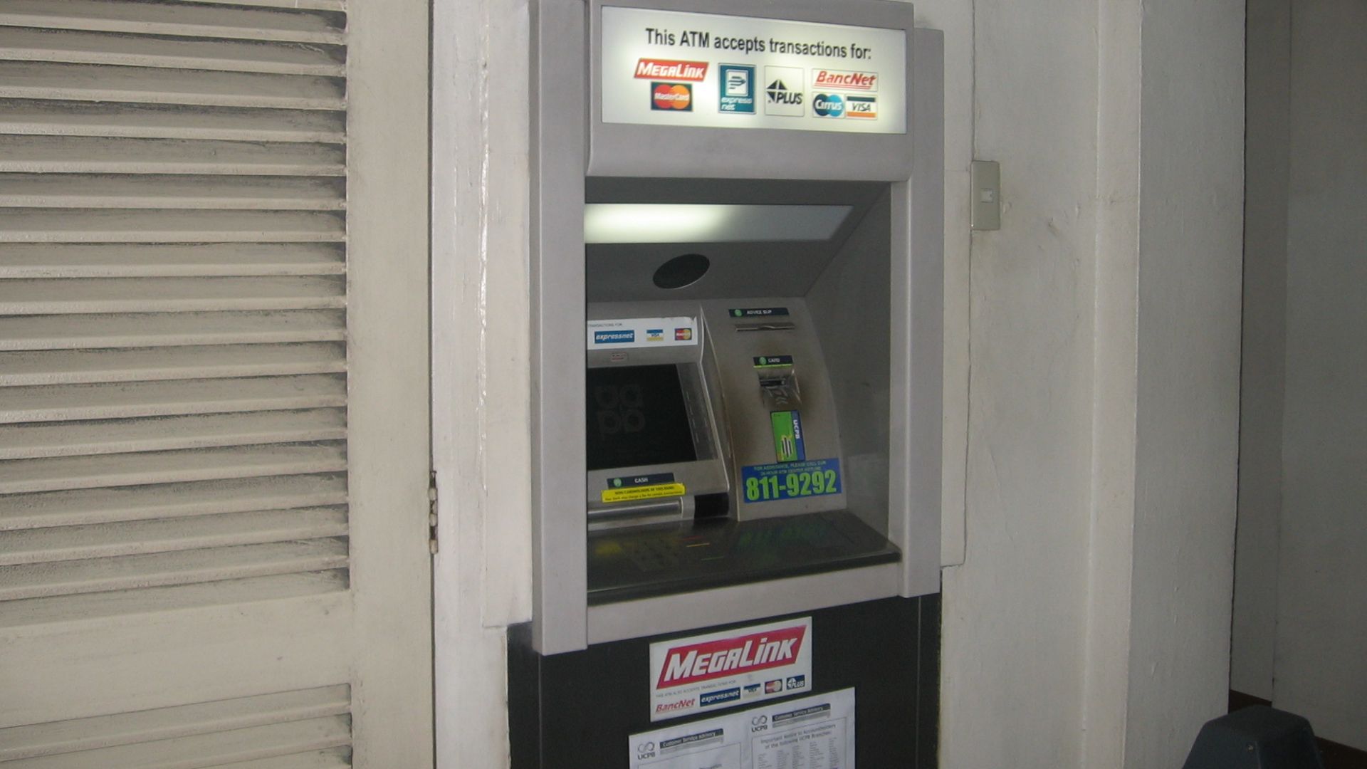ATM Machine Taken In De La Salle University Taft Campus