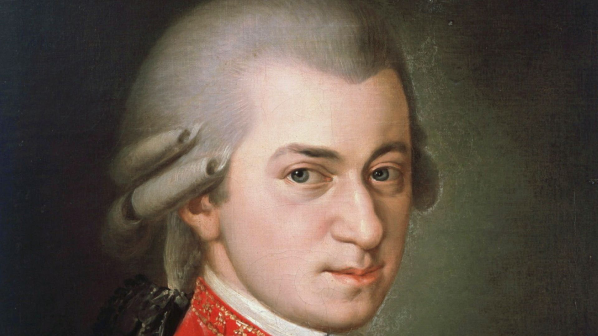 This posthumous portrait of Wolfgang Amadeus Mozart was painted by Barbara Krafft at the request of Joseph Sonnleithner in 1819, long after Mozart died.  Sonnleithner, who was making a