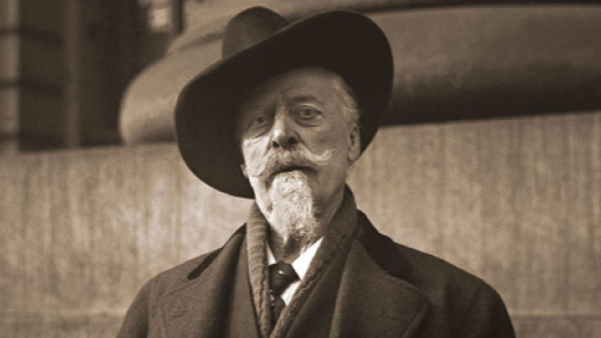 Glass-plate image of Buffalo Bill Cody