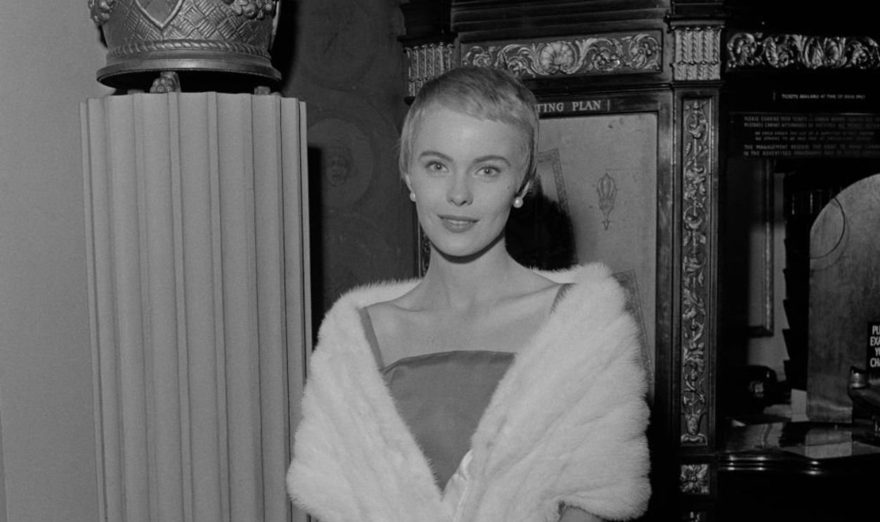Actress Jean Seberg (1938-1979) wearing a fur shawl, October 8th 1957. Seberg's film 'Saint Joan' had been recently released. 