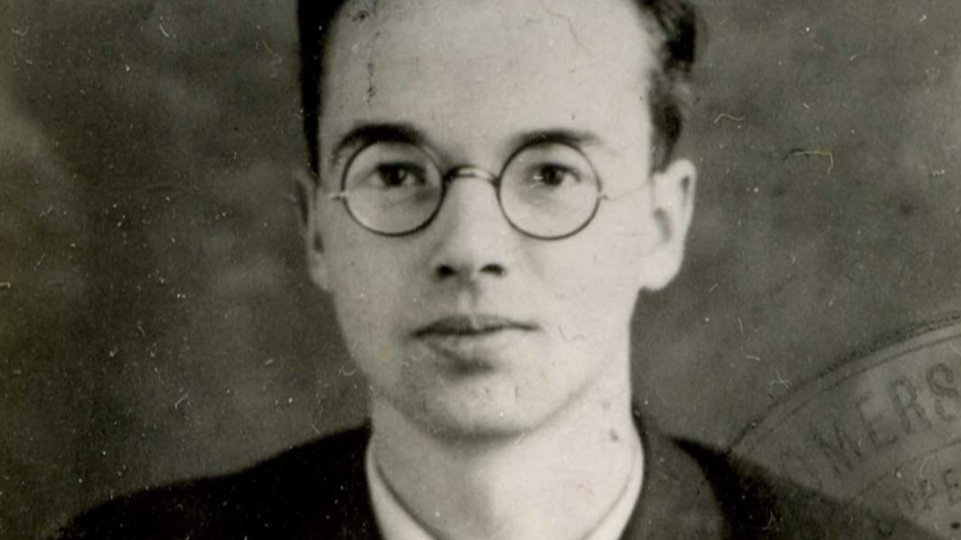 Police photograph of Physicist Klaus Fuchs. In 1933 Fuchs fled Germany for Britain. During the War he worked on the Manhattan Project in the United States to build the Atomic Bomb and later worked on British nuclear projects. In 1950 he admitted spying fo
