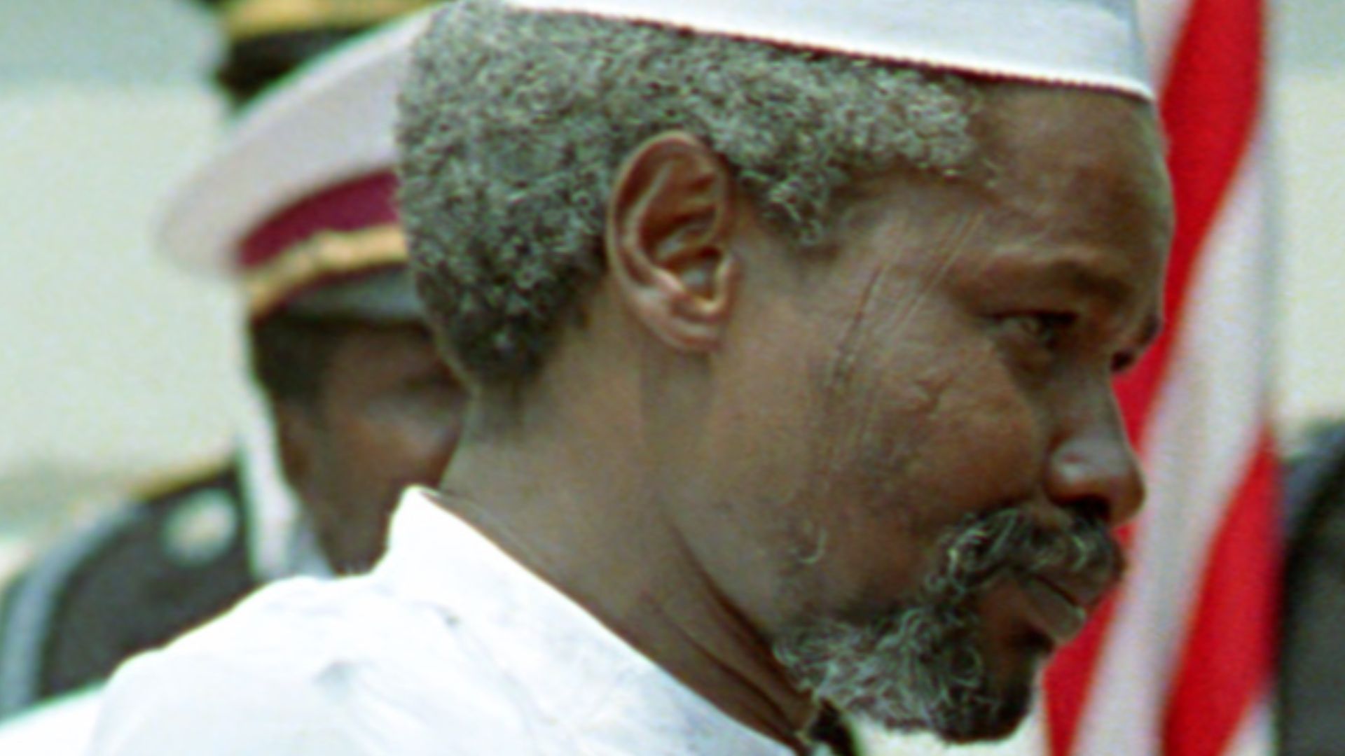 Working Visit of President Hissein Habre of Chad and His Departure Statements at The Diplomatic Entrance, 6/19/1987