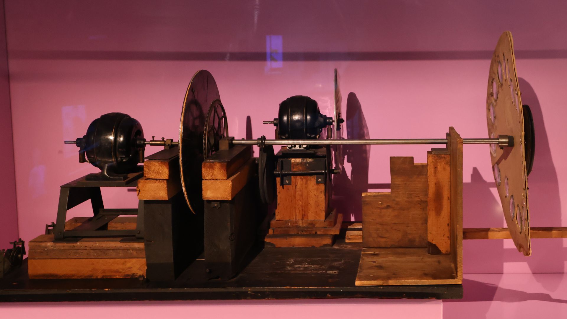 John Logie Baird's original experimental television apparatus and Stooky Bill
