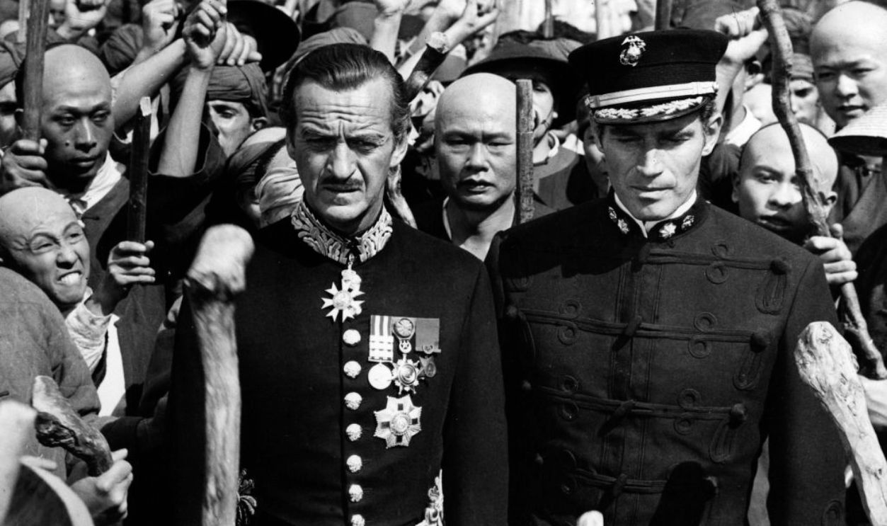 Kino. 55 Tage in Peking, (55 DAYS AT PEKING) USA, 1962, Regie: Nicholas Ray, DAVID NIVEN, CHARLTON HESTON. 