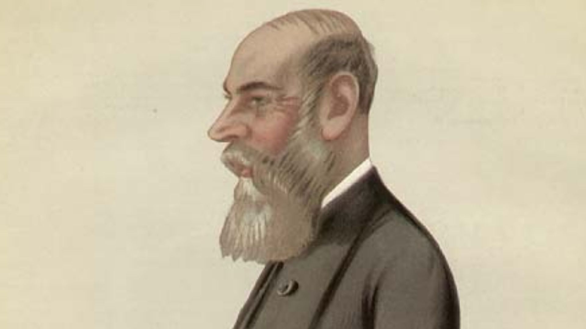 Caricature of Charles Cunningham Boycott (1832-1897). Caption read