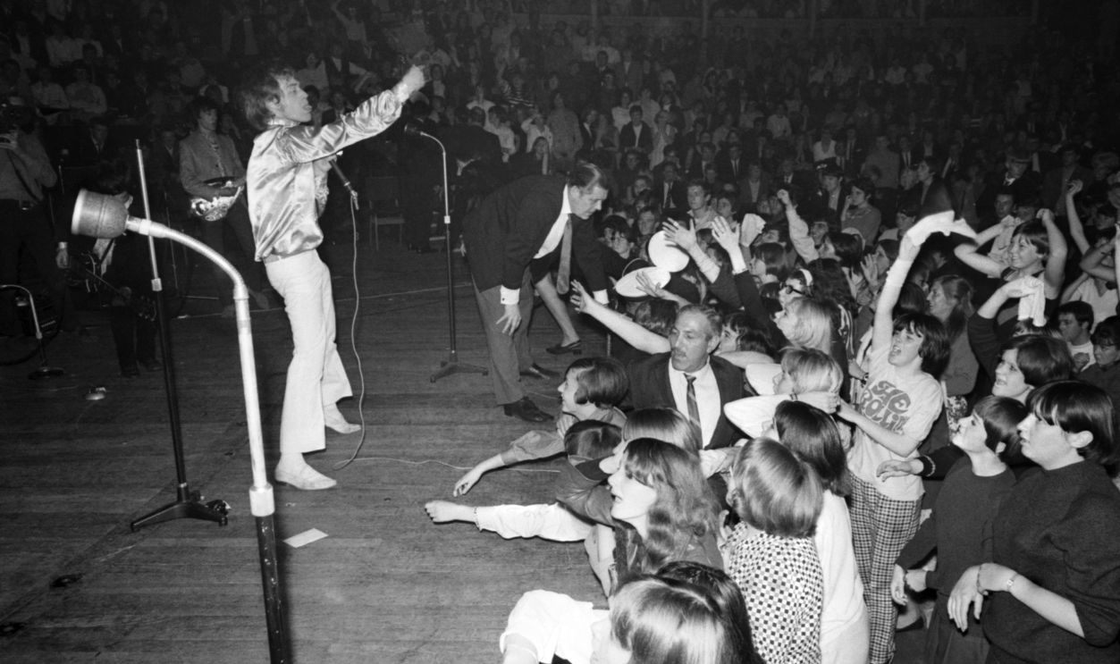 Rolling Stones at Royal Albert Hall, London. 23 September 1966 during their tour with Ike & Tina Turner