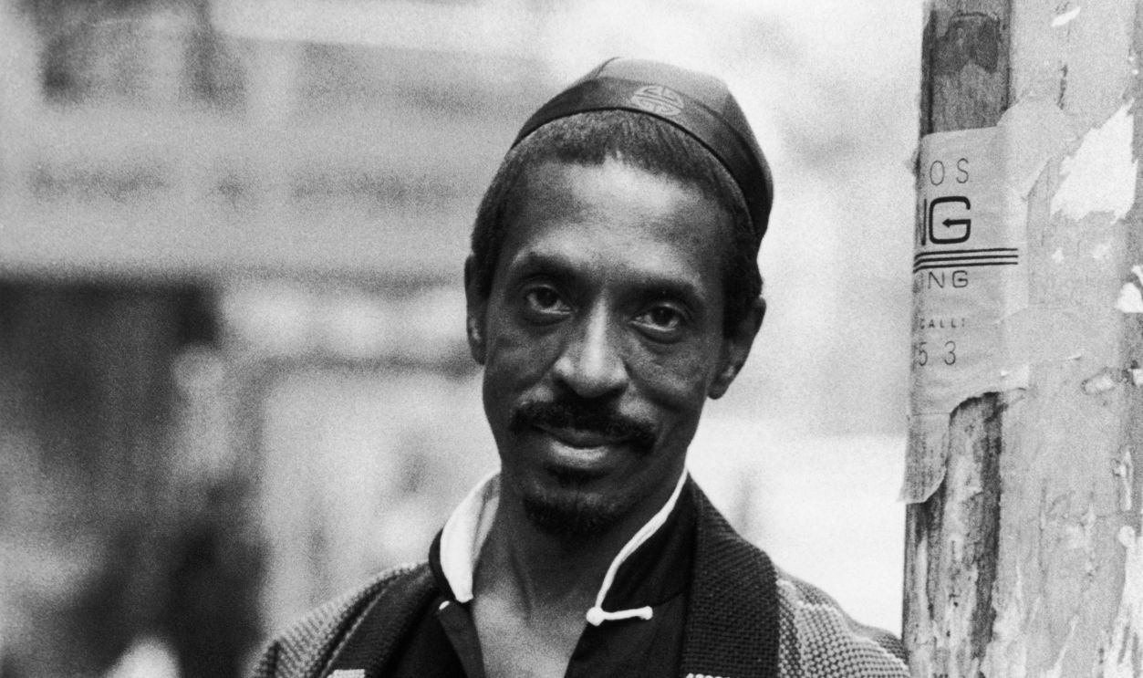 American singer-songwriter and producer Ike Turner in an oriental outfit, 1985.