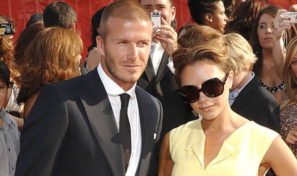 LOS ANGELES, CA - JULY 16: David Beckham and Victoria Beckham attend The 2008 ESPY Awards Arrivals at Shrine Auditorium on July 16, 2008 in Los Angeles, CA.