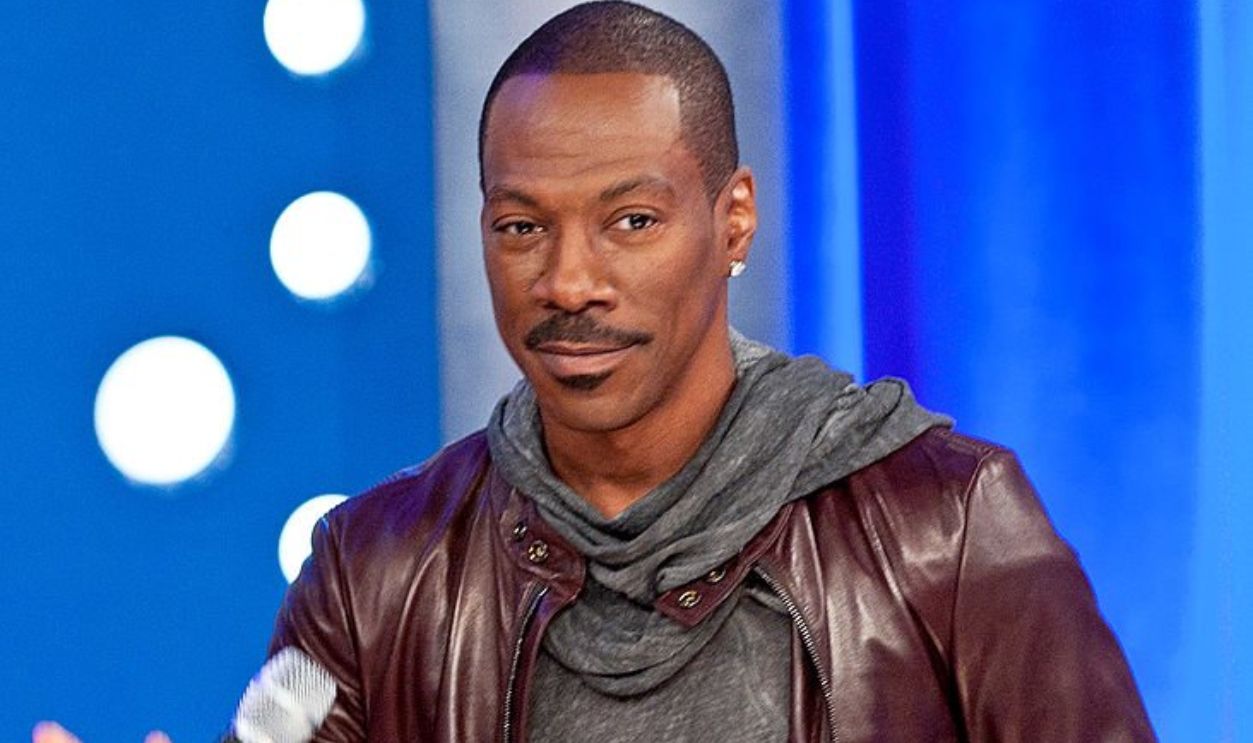 NEW YORK, NY - OCTOBER 24: Eddie Murphy visits BET's 