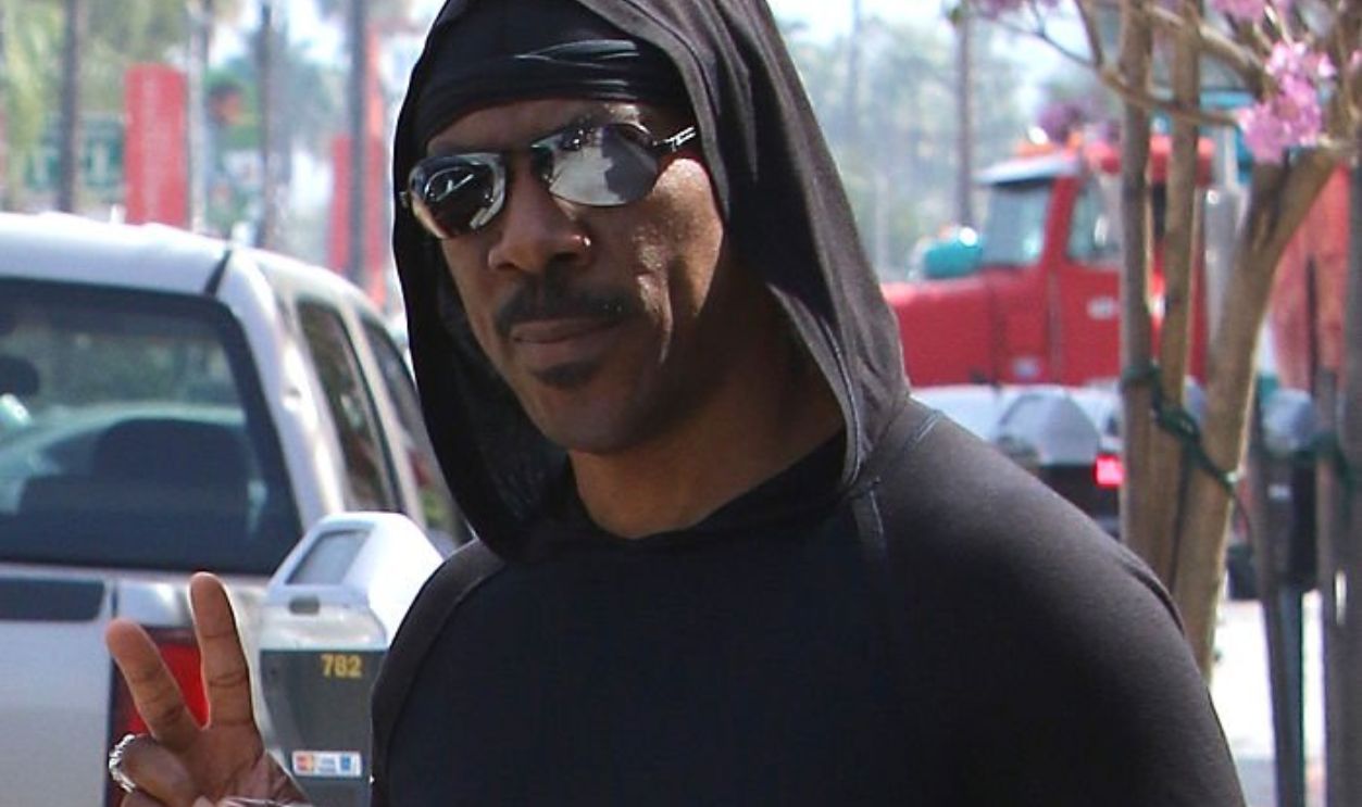 LOS ANGELES, CA - MARCH 02: Eddie Murphy seen taking a walk after getting coffee at The Coffee Bean & Tea Leaf on March 02, 2016 in Los Angeles, California.