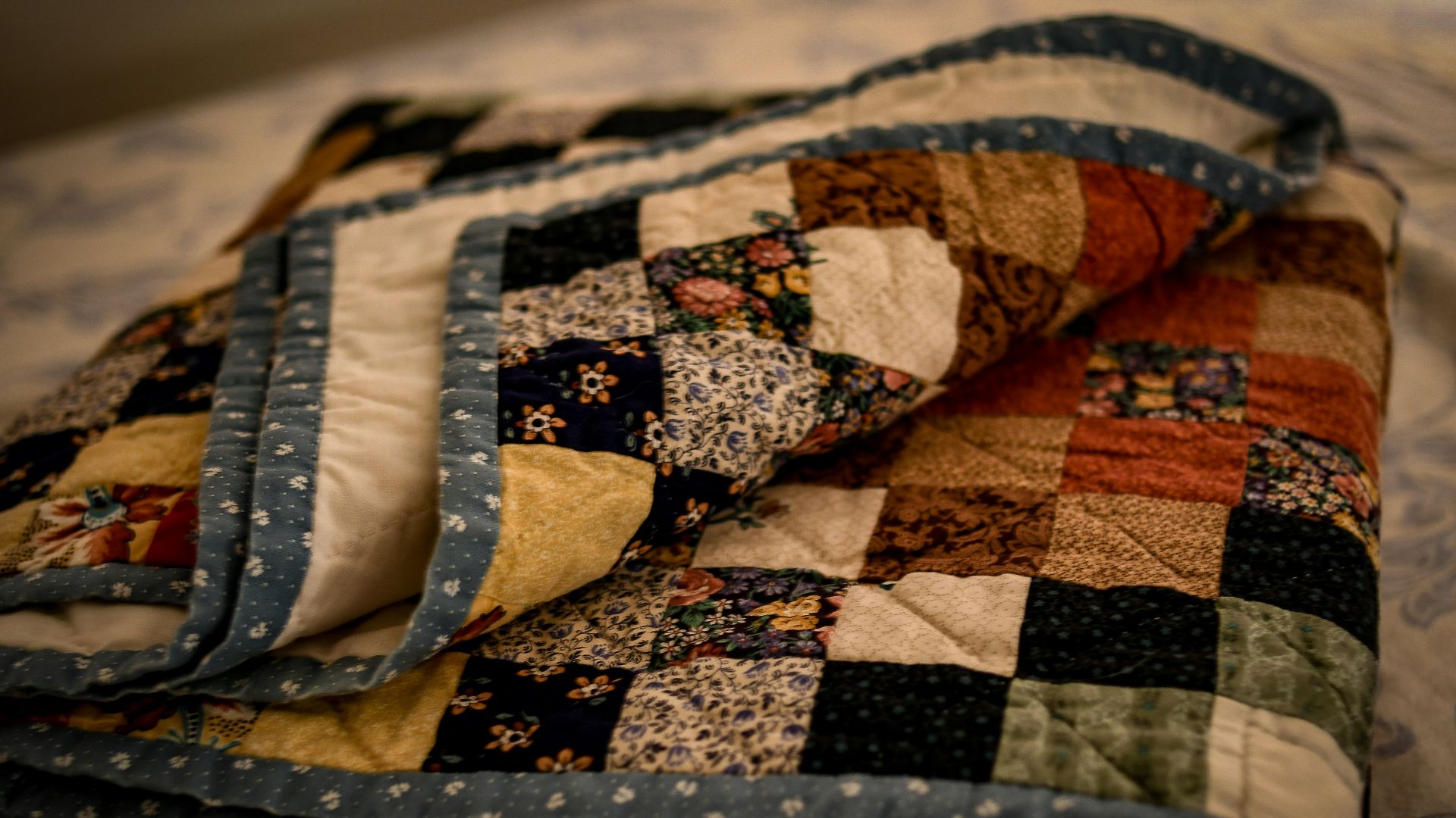 white brown and black textile