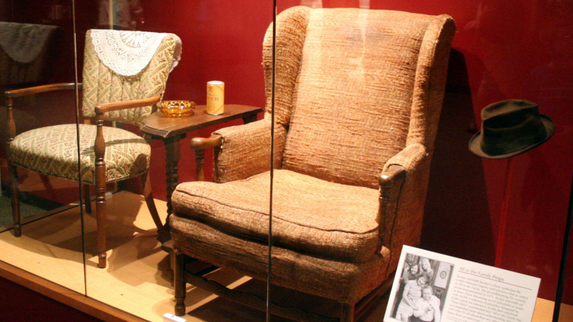 All in the Family props on display at the National Museum of American History