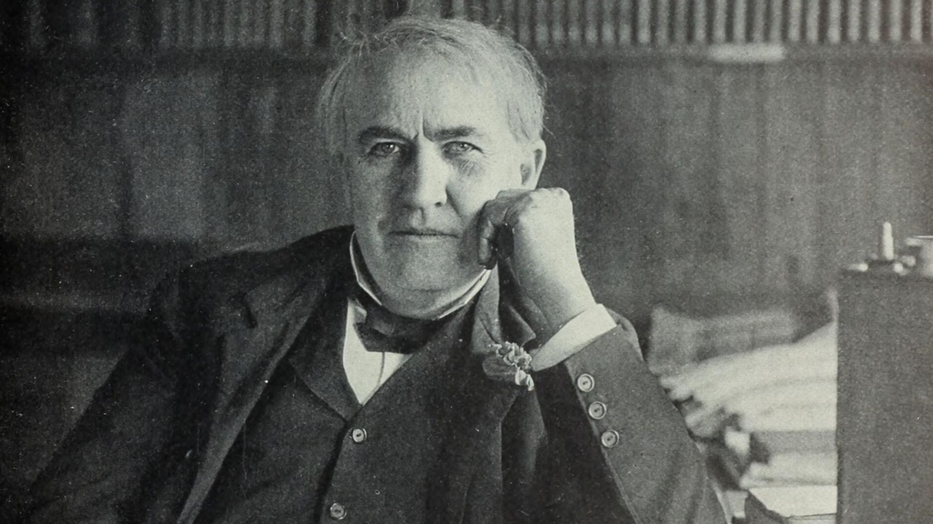 Portrait of Thomas Alva Edison