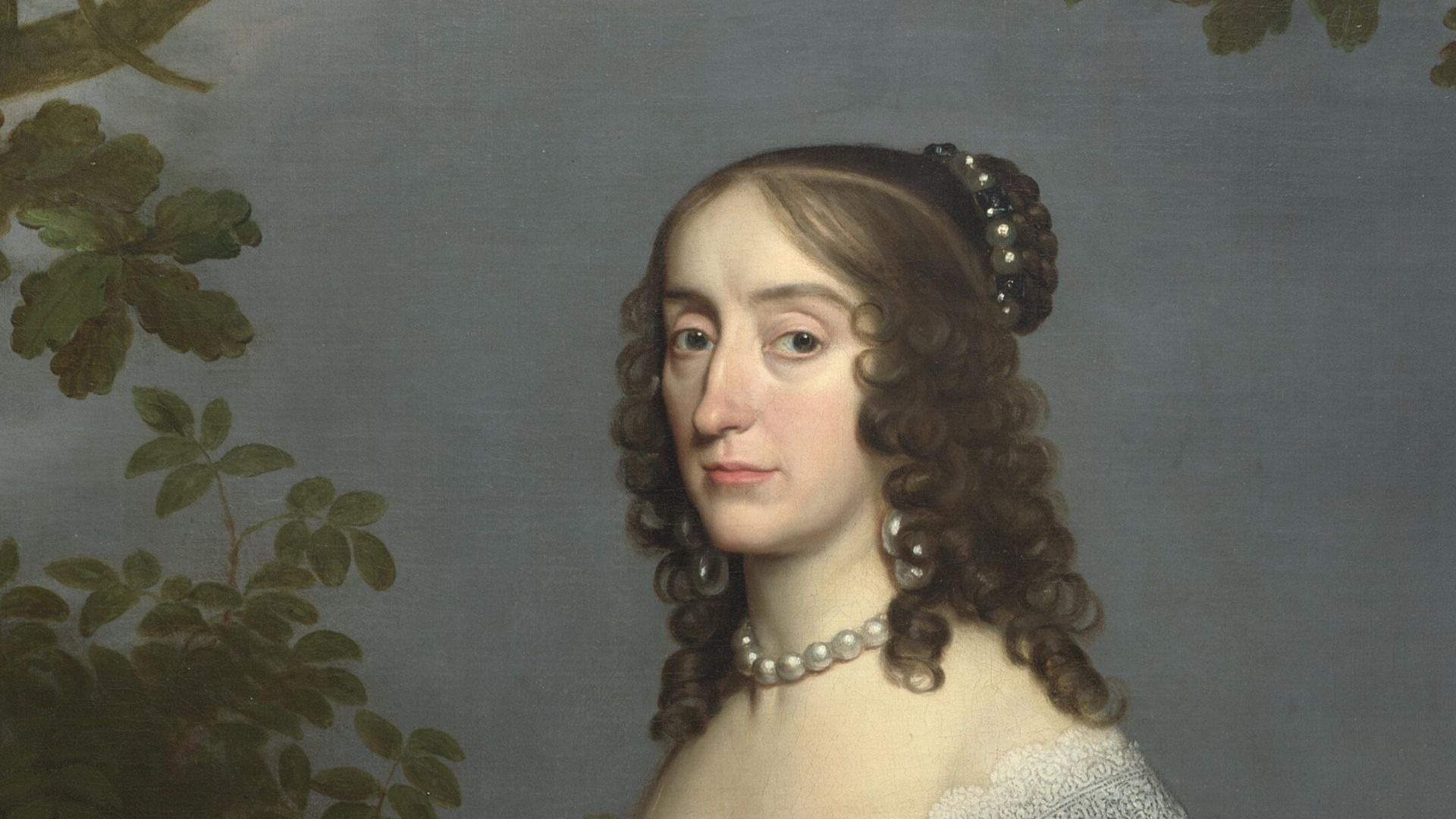 Elizabeth Stuart (1596 - 1662), known as the 'Winter Queen', was the eldest daughter of James I of England. She married Frederick, the Elector of the Palatinate, in 1613. He accepted the Bohemian crown in 1619, and was expelled from Bohemia in the followi