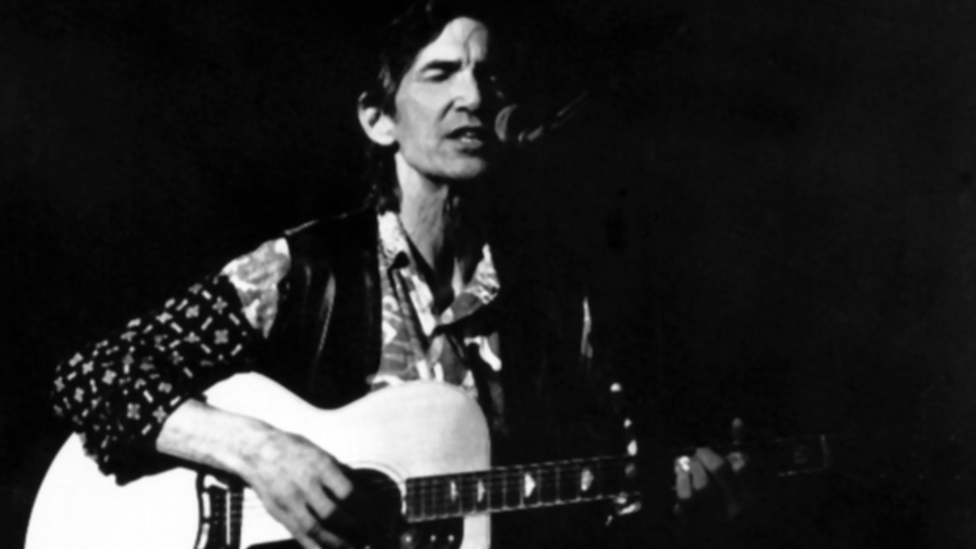 Singer-Songwriter Townes Van Zandt in Concert at