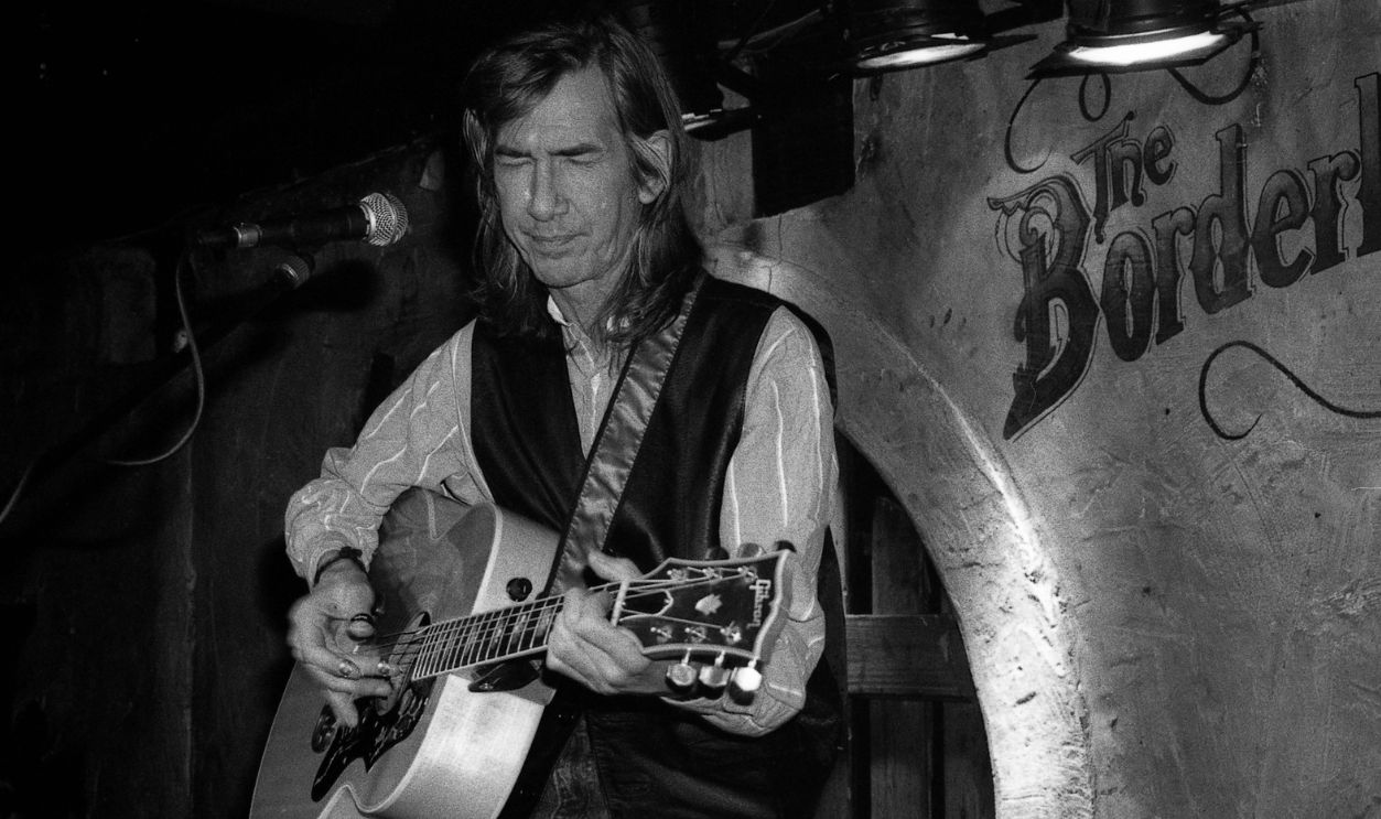 UNITED KINGDOM - DECEMBER 03: BORDERLINE Photo of Townes VAN ZANDT, Townes Van Zandt performing on stage
