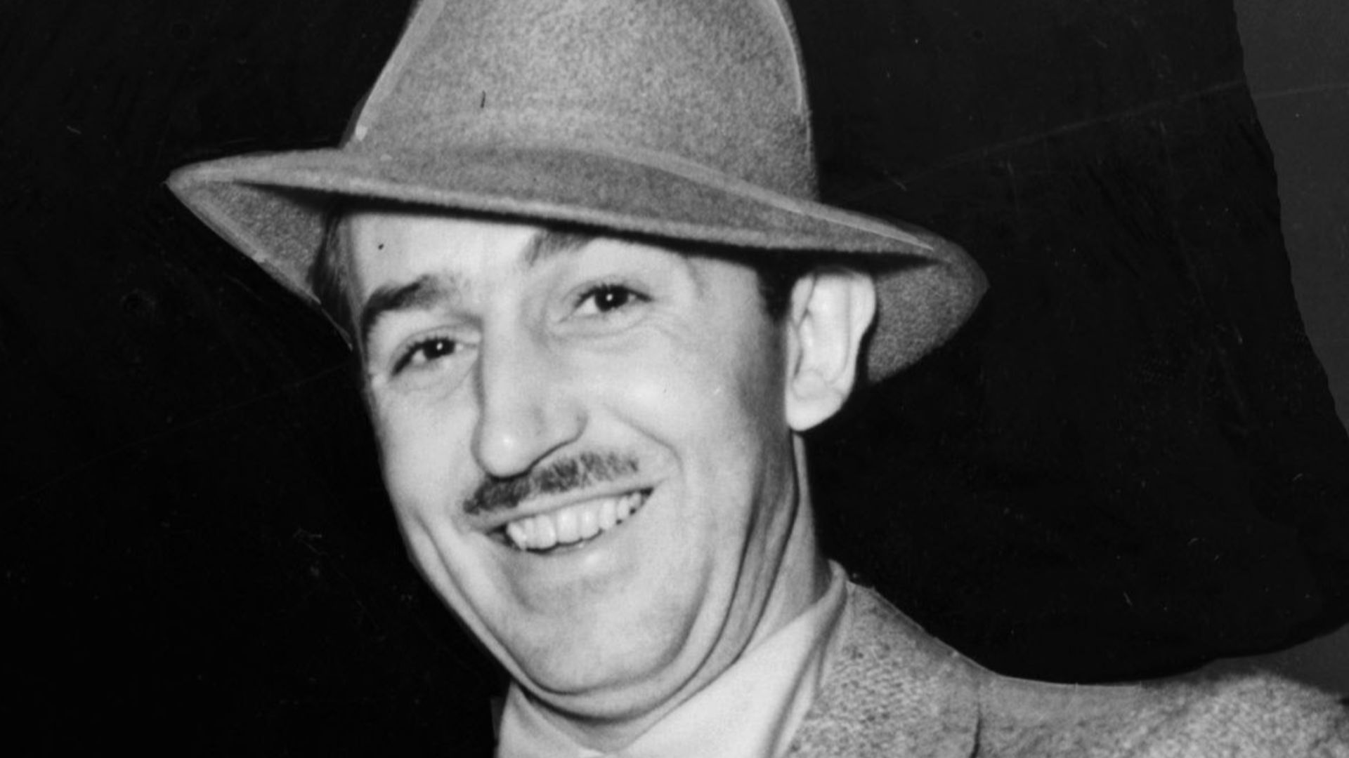 Walt Disney, cropped from photo of him shaking hands with Robert Taylor / World-Telegram photo by Alan Fisher.