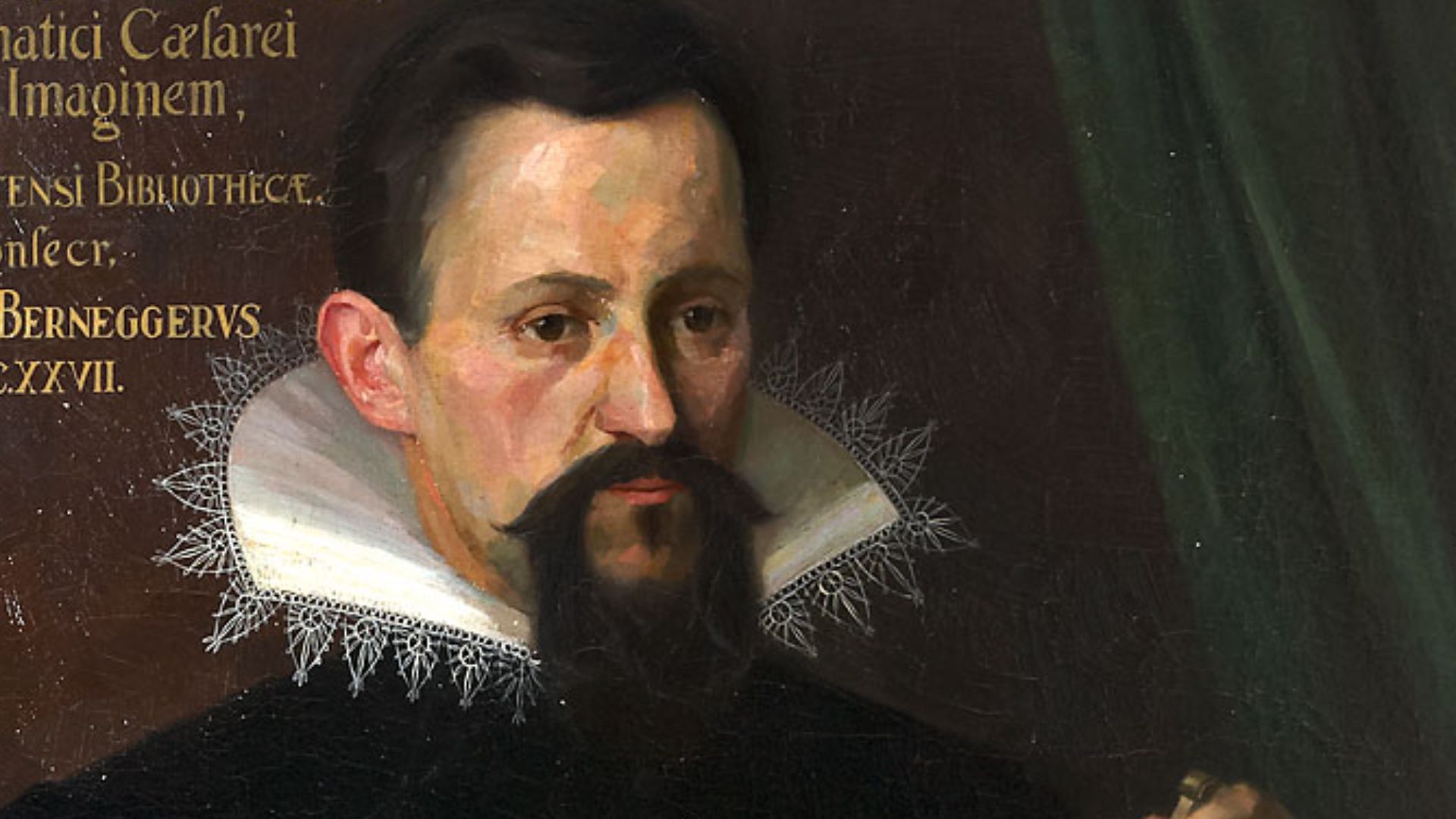 Portrait of Johannes Kepler.