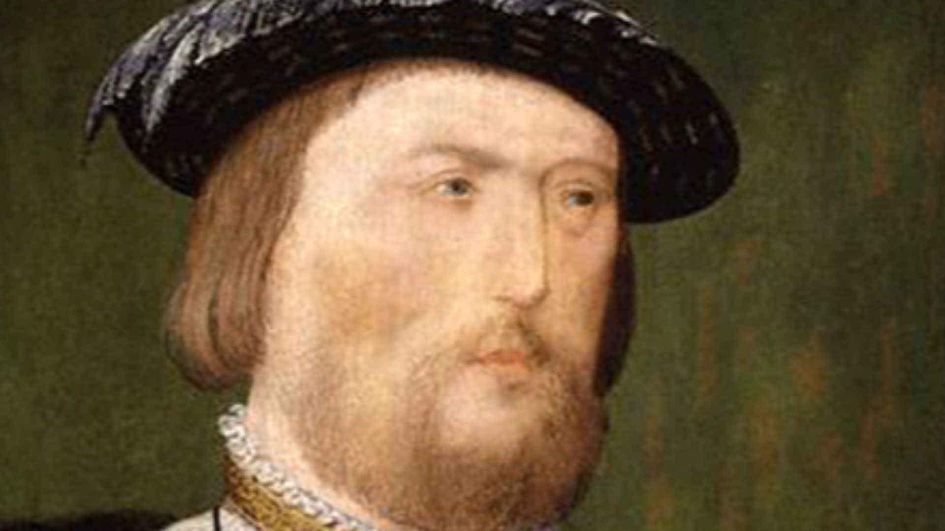 Portrait of Henry VIII of England by an unknown artist, after an original by Hans Holbein the Younger.