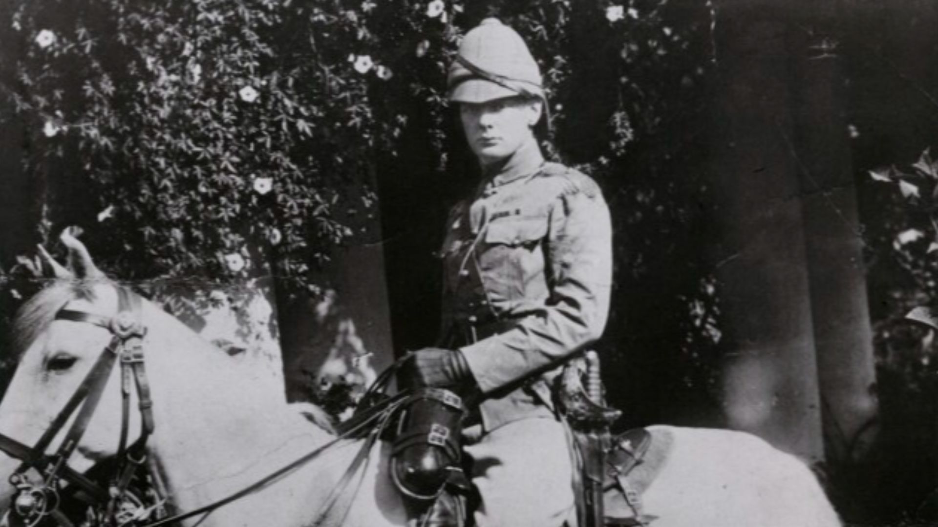 Second-Lieutenant Winston Churchill in the 4th Queen's Own Hussars in India, 1896