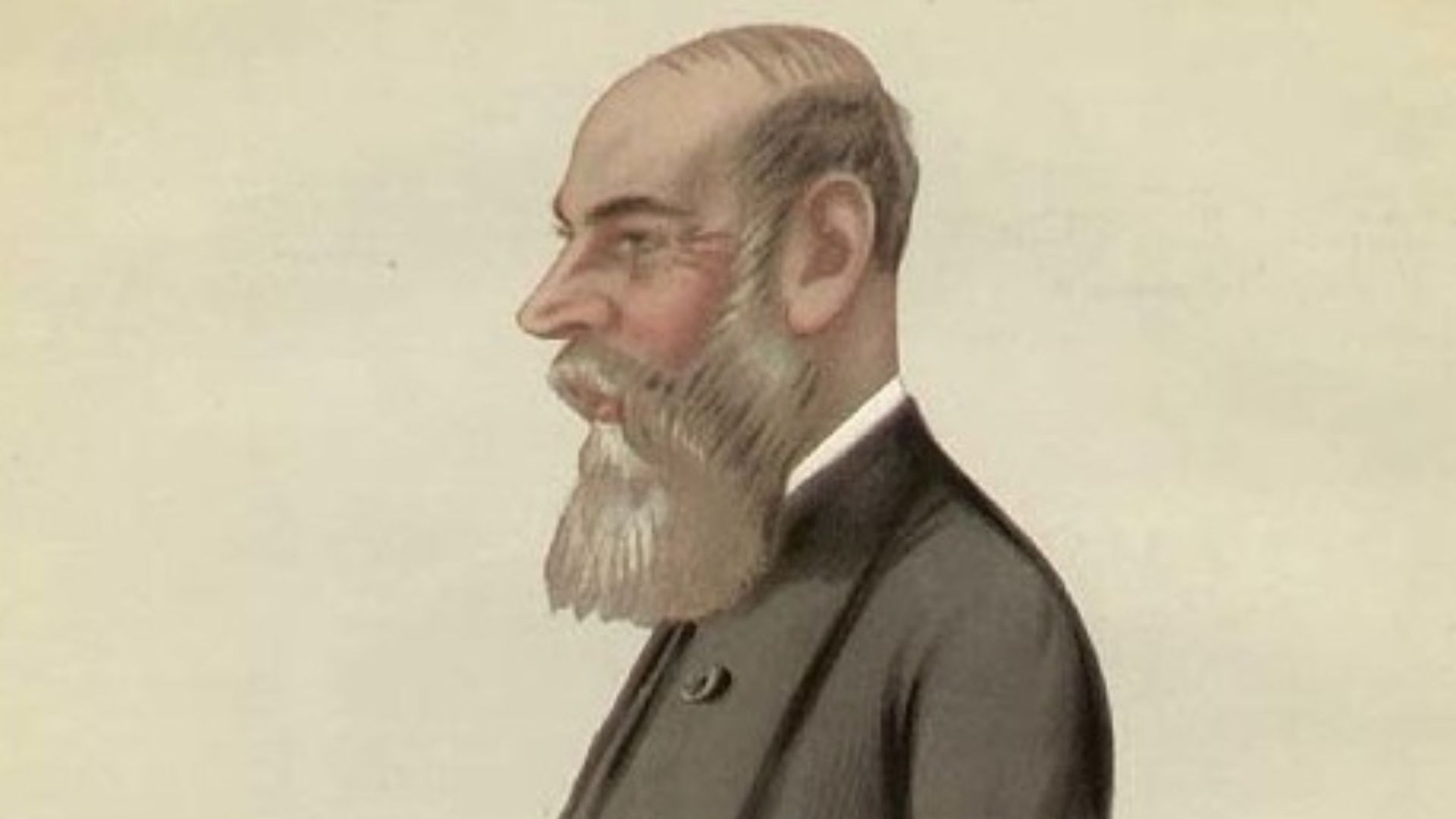 Caricature of Charles Cunningham Boycott (1832-1897). Caption read