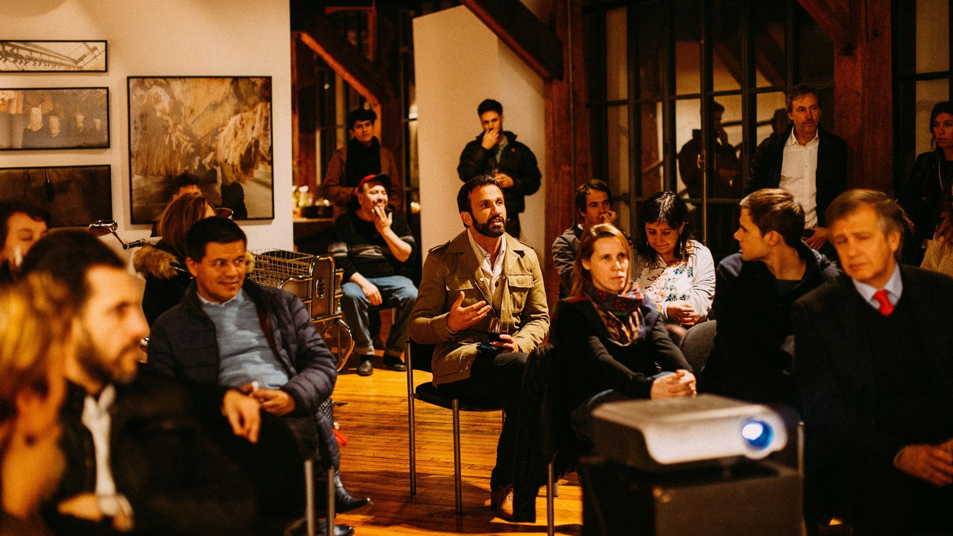 people sitting on chair