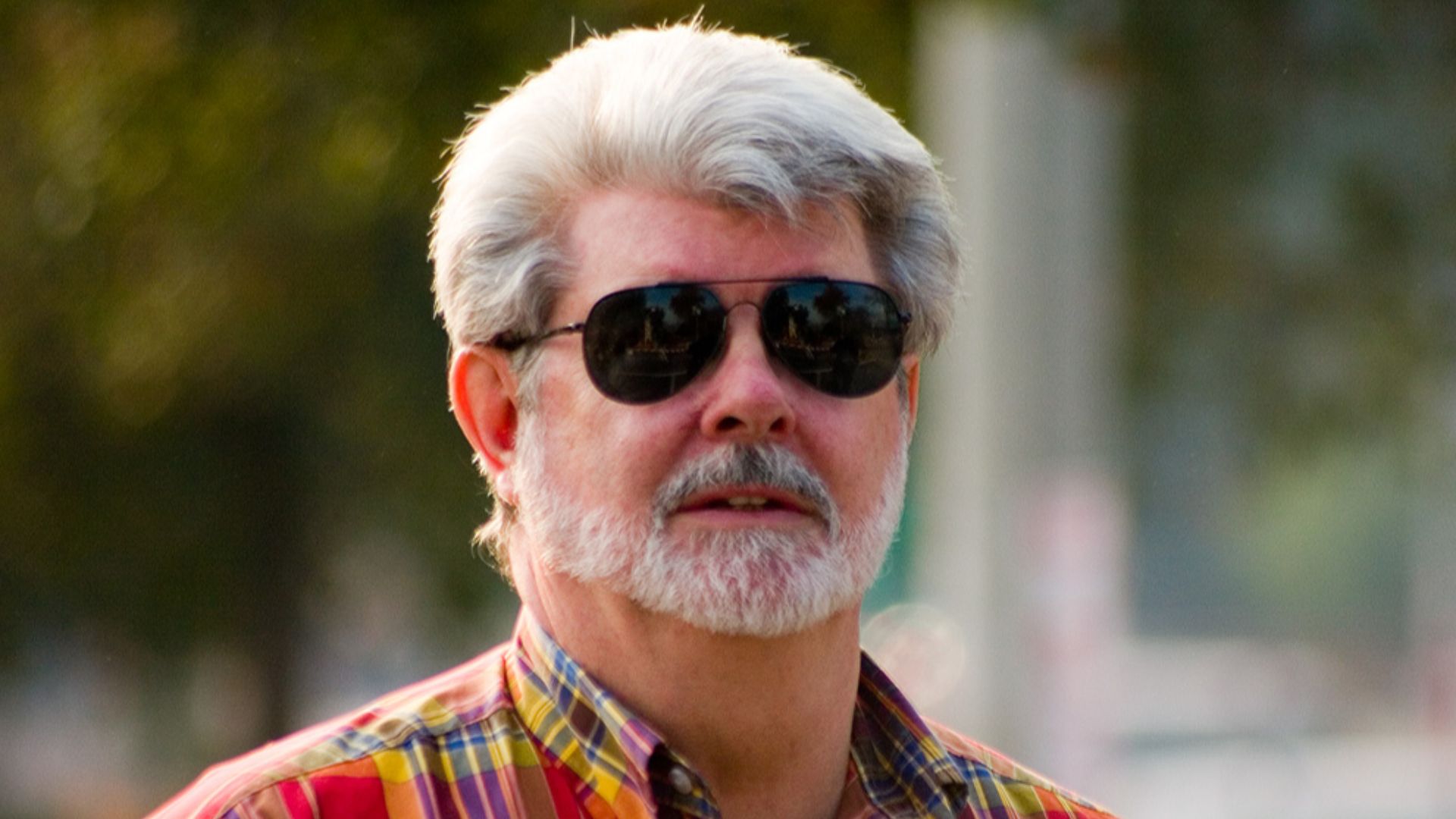A portrait of George Lucas, Pasadena, California, USA