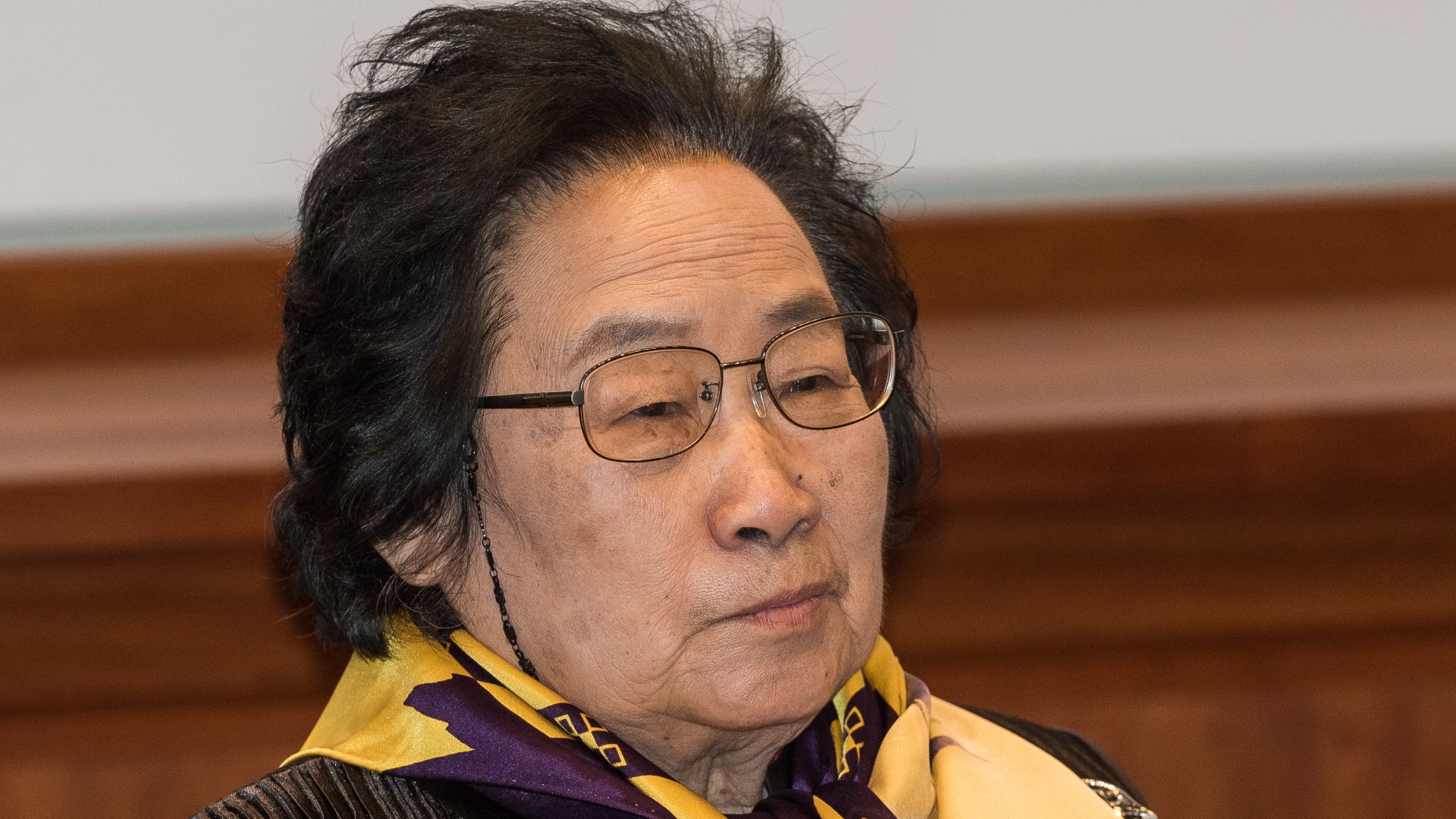 Tu Youyou, Nobel Laureate in medicine in Stockholm December 2015