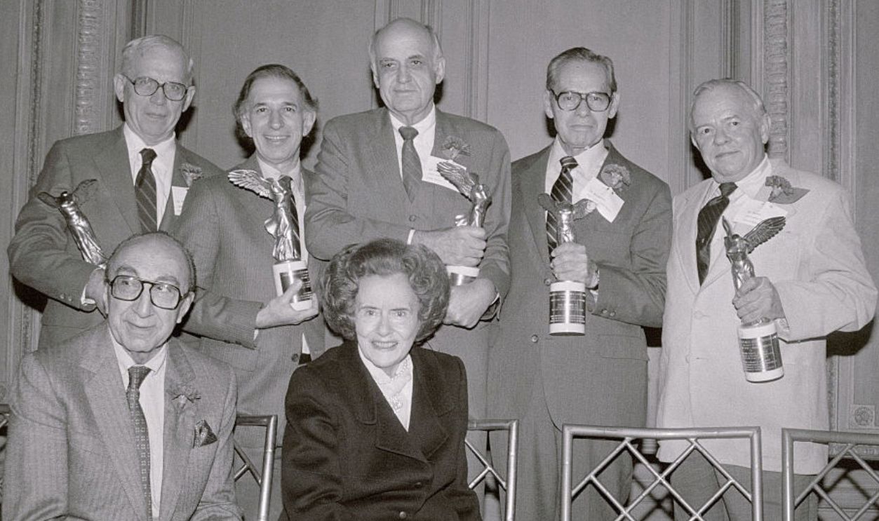 Winners of Albert and Mary Lasker Awards Posing for Camera