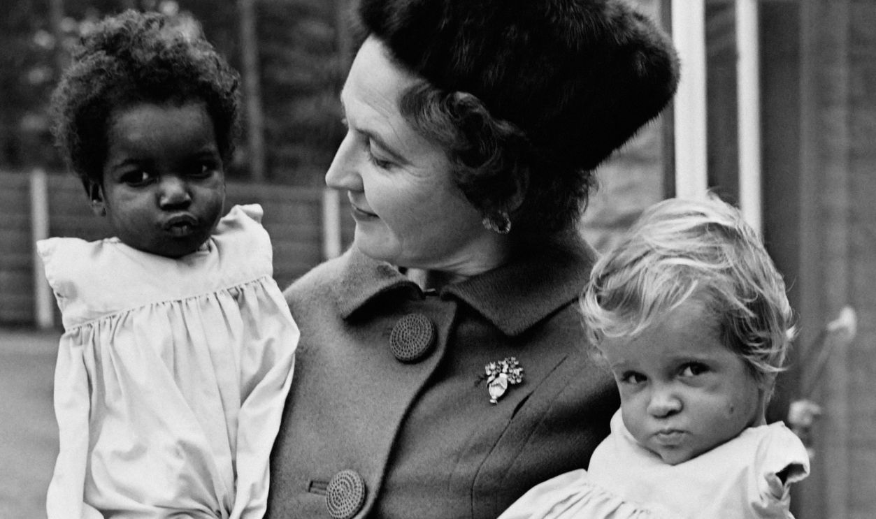 LONDON, UNITED KINGDOM - OCTOBER 12: At Chailey Heritage House, Mrs Hoare With Young Victims Of Thalidomide Born With Malformations Or Neither Arms Nor Legs, in London, United Kingdom, on October 12, 1962. 