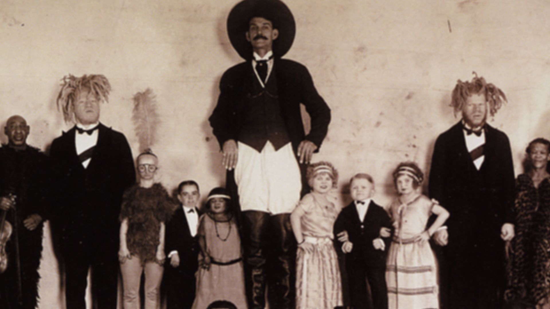 Ringling Brothers “Congress of Freaks” lineup in 1924