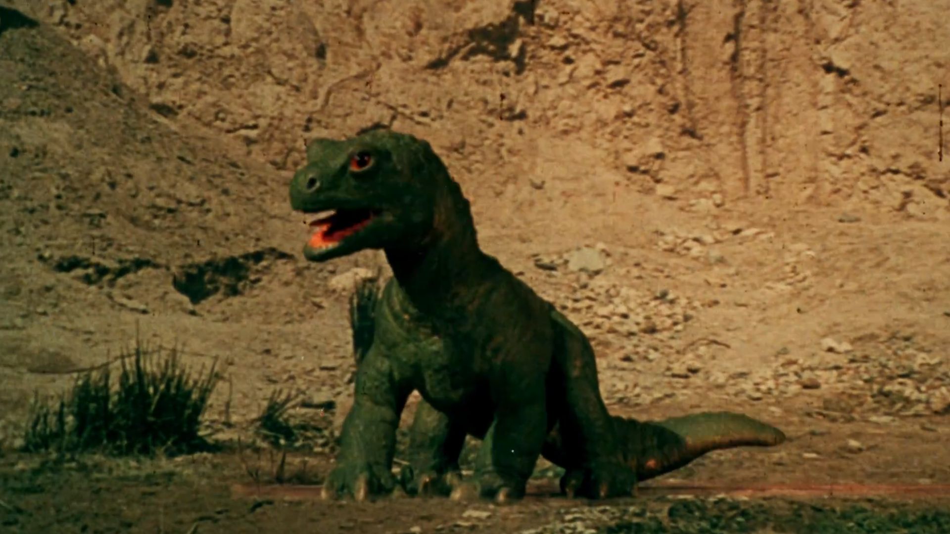 Screenshot from the trailer of When Dinosaurs Ruled the Earth