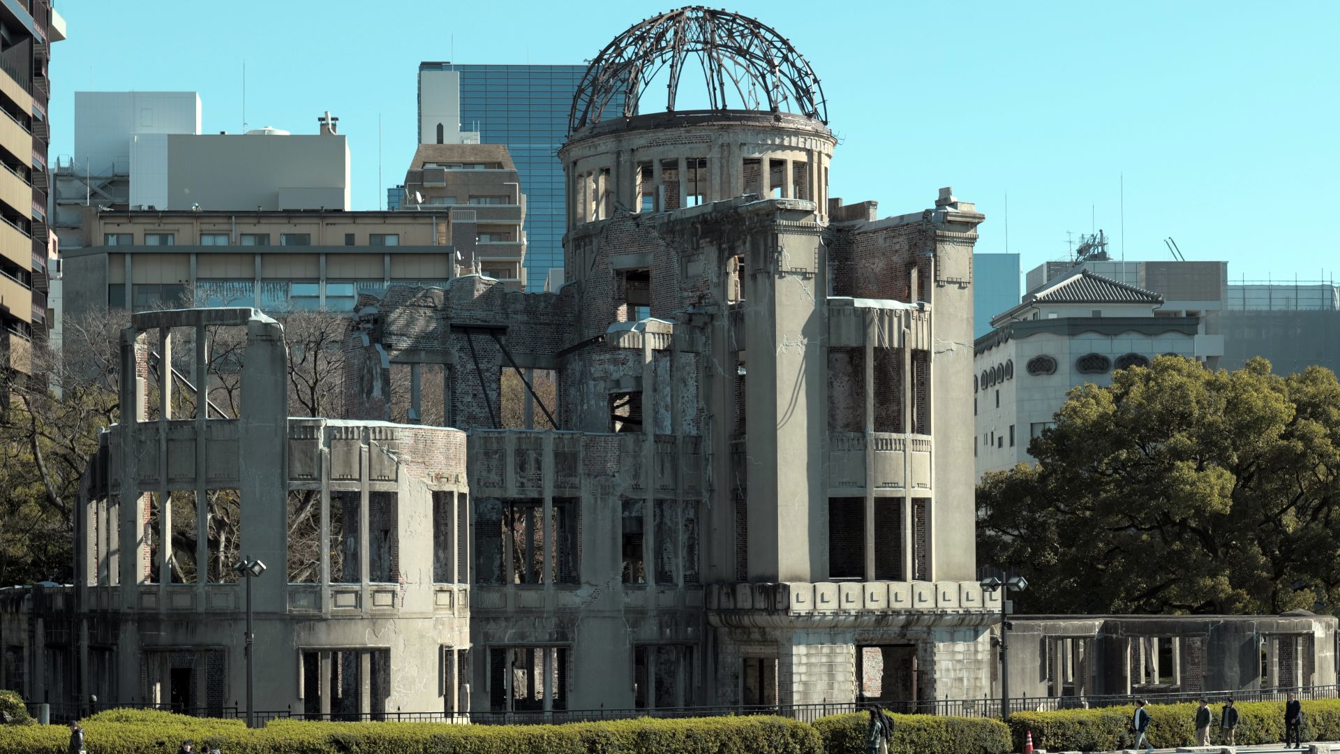 Genbaku Dome au parc du mémorial de la paix à Hiroshima