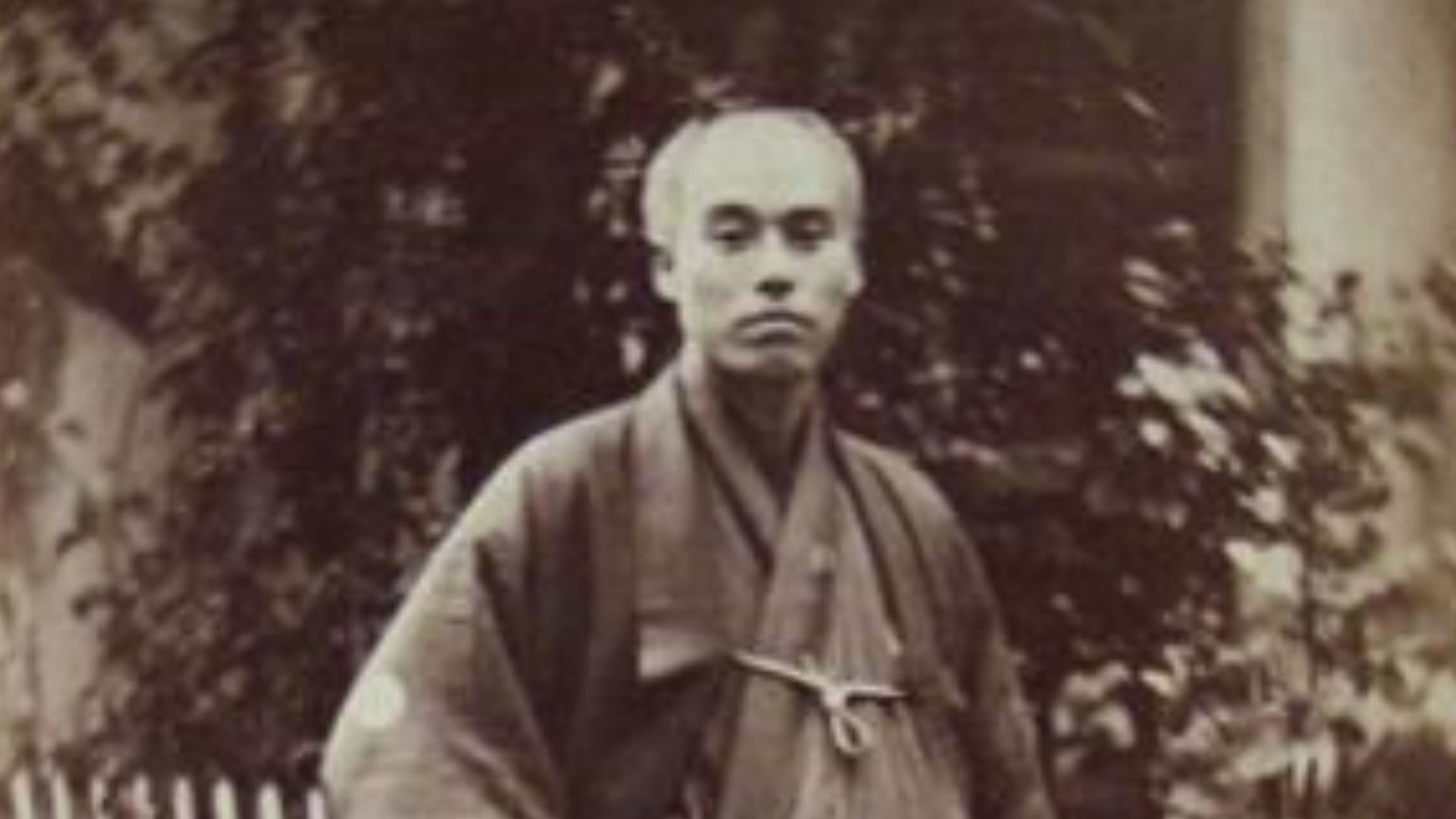 Fukuzawa Yukichi as an interpreter of the First Japanese Embassy to Europe (1862) in Utrecht, Netherlands.