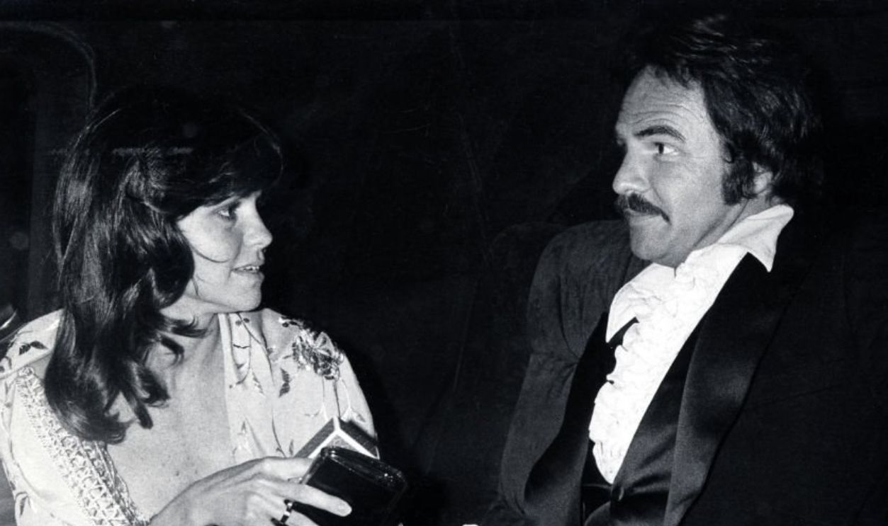 Sally Field and Burt Reynolds during Los Angeles Television Critics Awards at Bel Air Hotel in Los Angeles, California, United States.