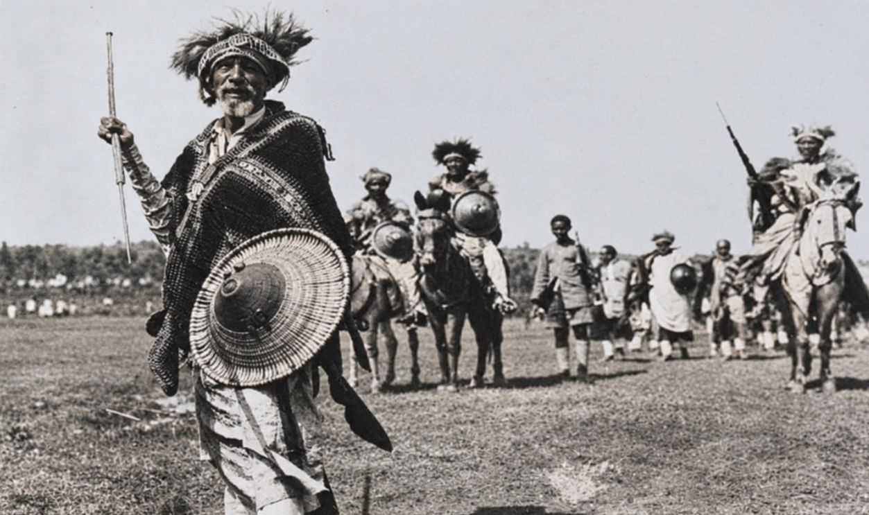 Ethiopian soldiers at the Battle of Adwa in 1896