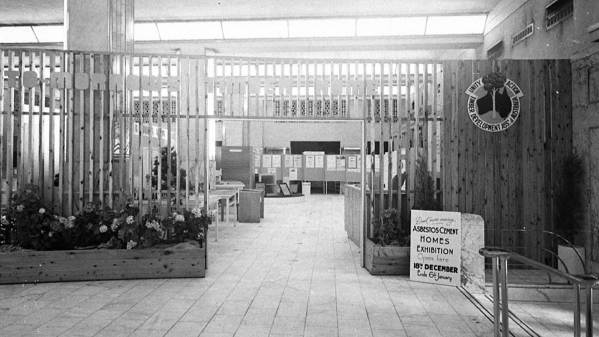 Asbestos Cement Homes Association exhibition, Timber Homes Display