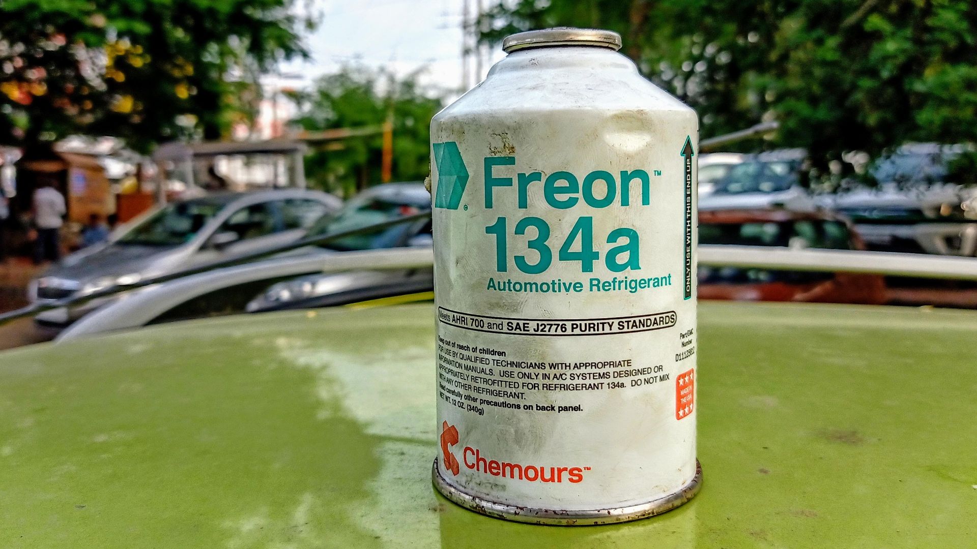 Freon 134a refrigerant for car AC