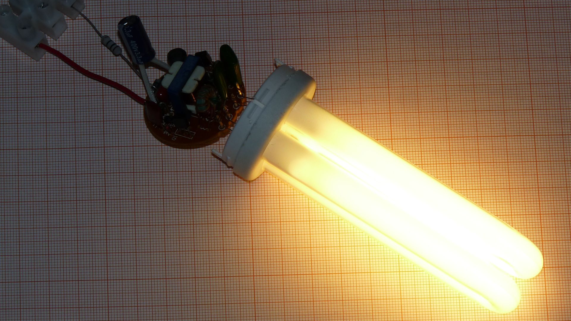 new CFL is working with old ballast