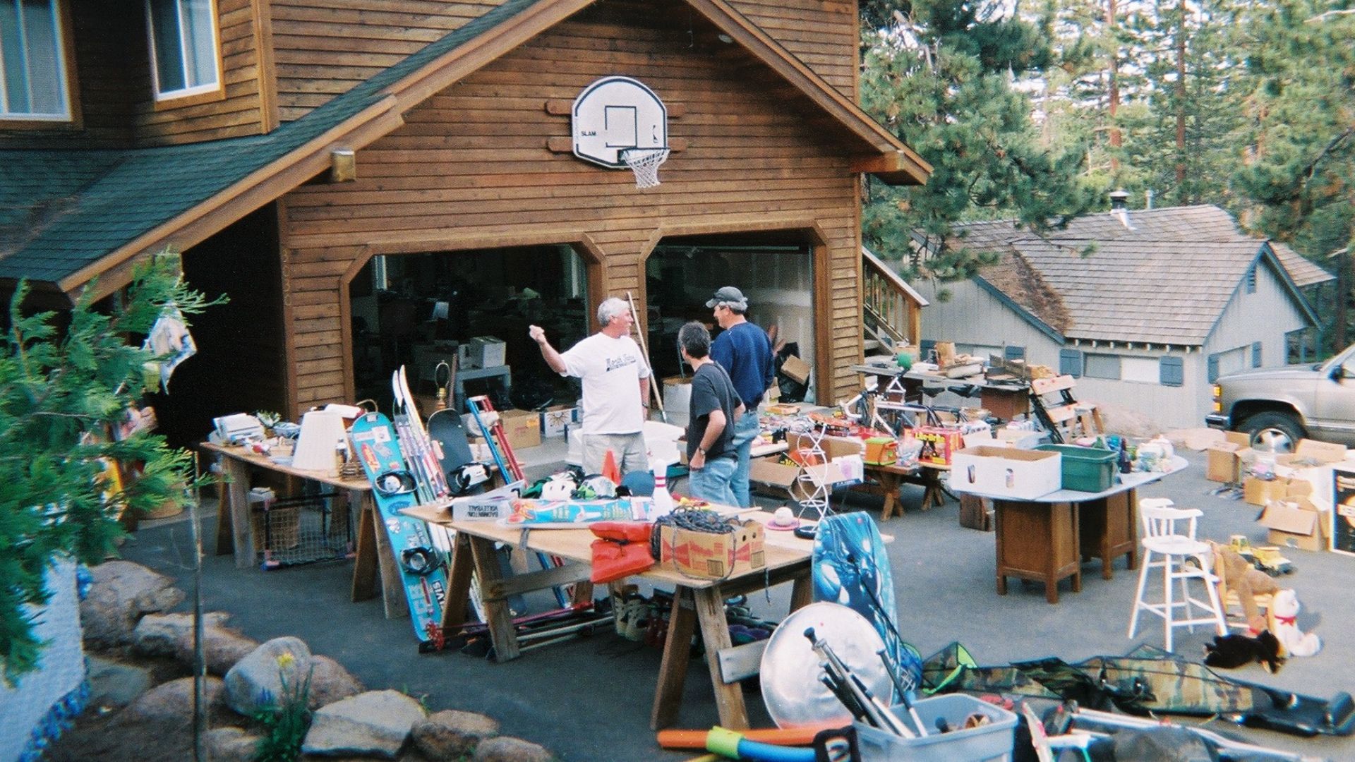 Yard Sale Northern California May 2005. This image is in the public domain.