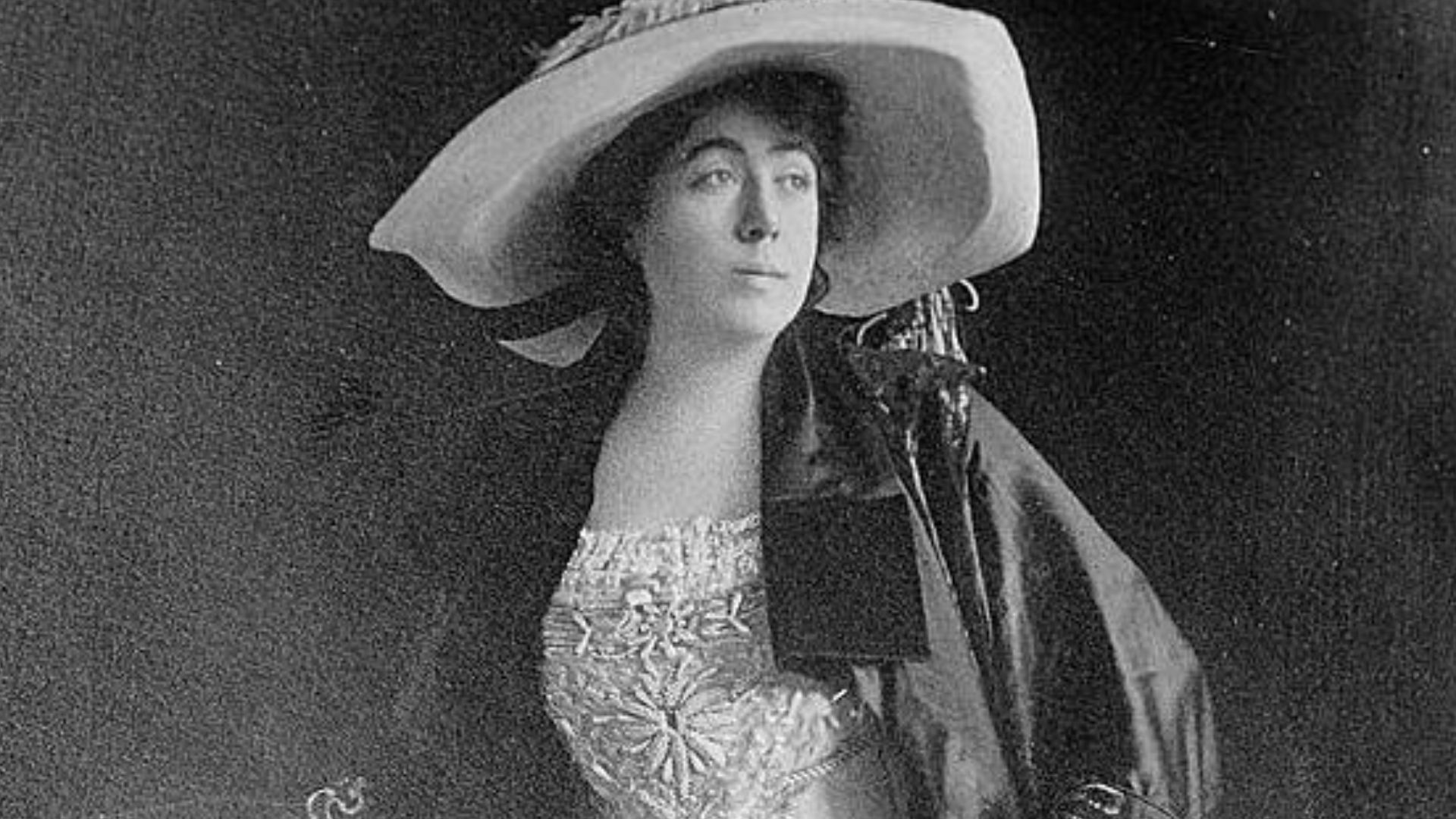 Mrs. J.J. Brown, standing