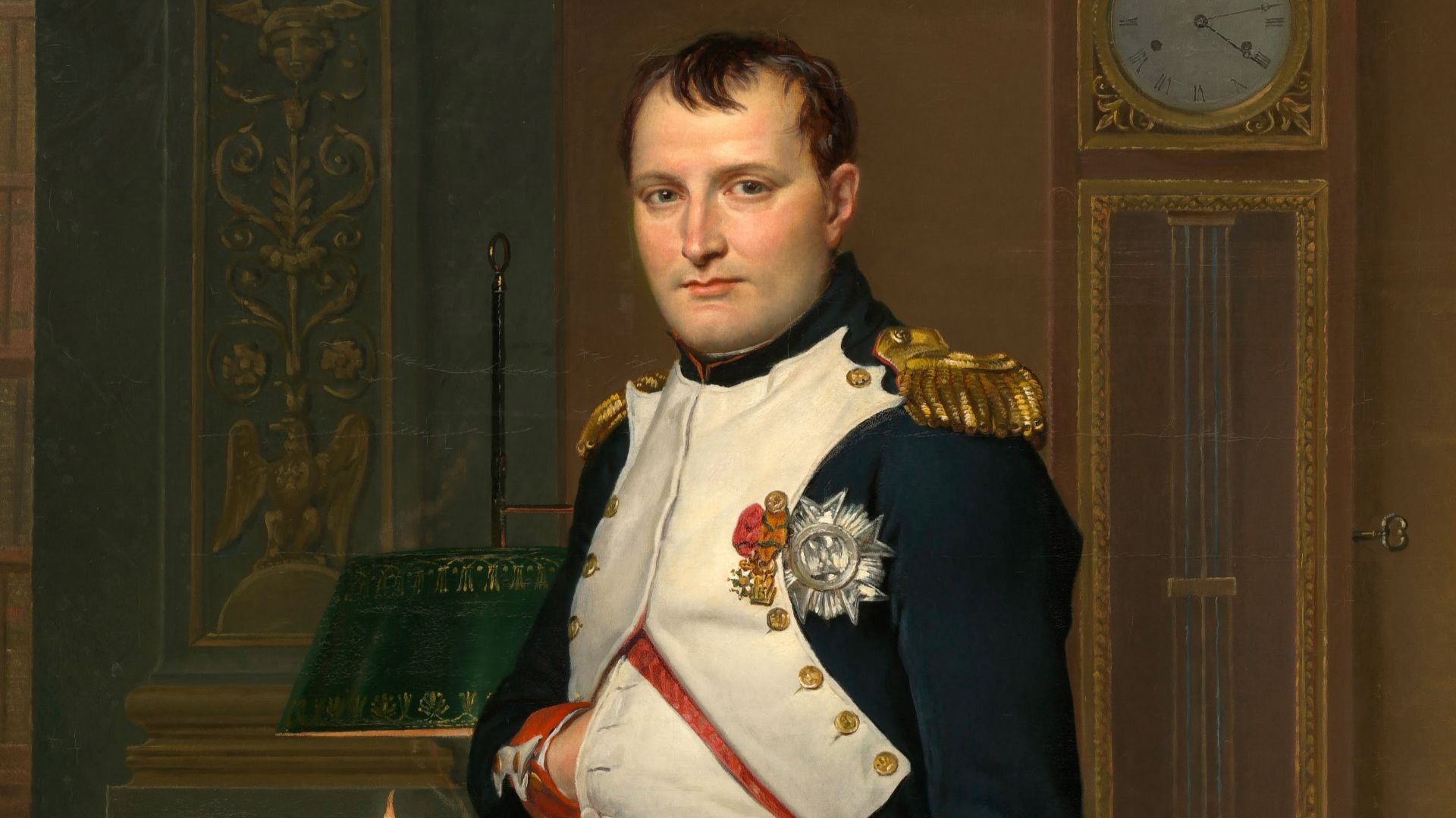 Napoleon in his study at the Tuileries