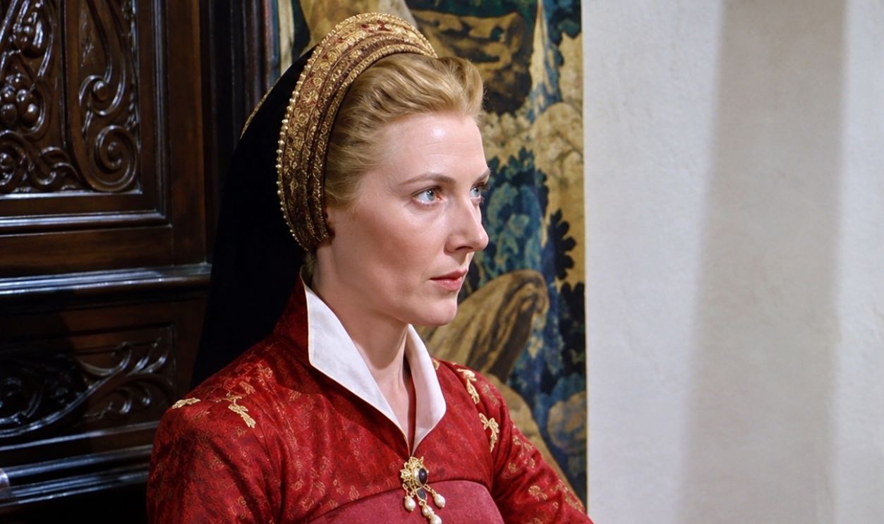 Screenshot from Young Bess, Loew's Inc. (1953) 