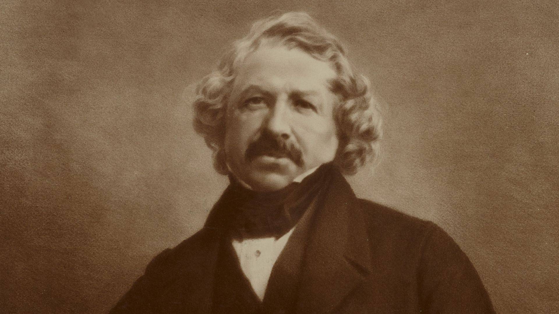 Portrait of Louis Daguerre (portrait of 1844, edition 1875-1890)