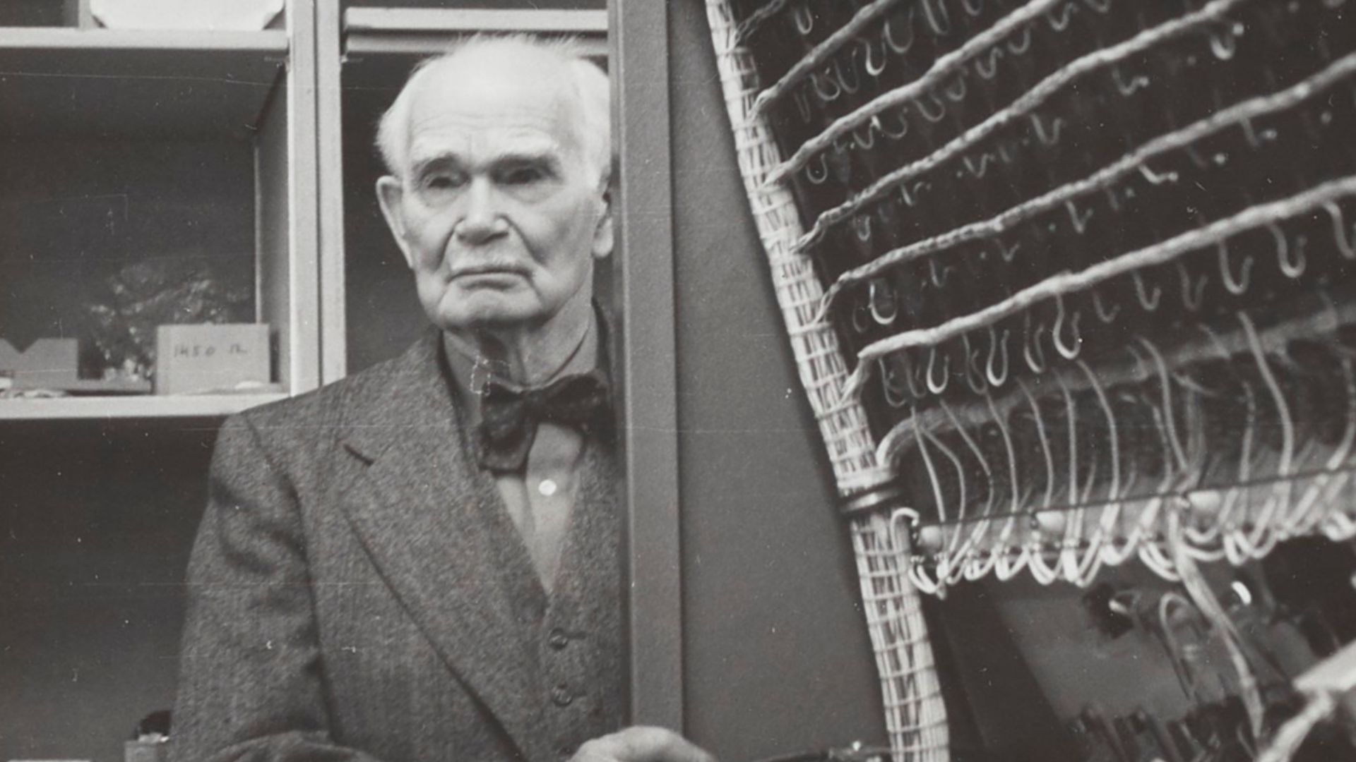 In 1956, Arnold O. Beckman fêted Lee de Forest at the new Munich facility of Beckman Instruments. Lee de Forest (1873–1961) was an inventor, most notably of Audion vacuum tubes in the early twentieth century. His serial business ventures included work in