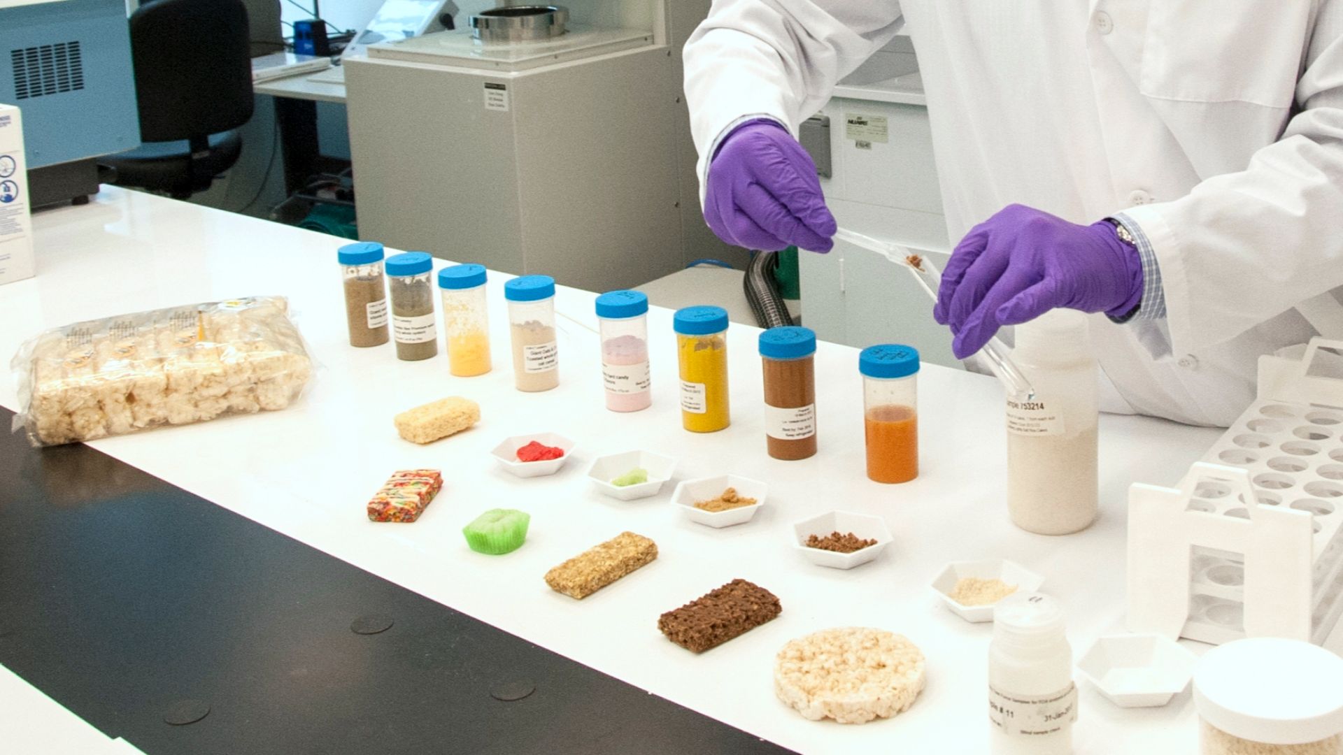 In an FDA laboratory, chemist Patrick Gray, Ph.D., prepares rice-based food samples for an analysis that will determine if arsenic is present and, if so, how much. For more information read this FDA Consumer Update:
For Consumers: Seven Things Pregnant Wo