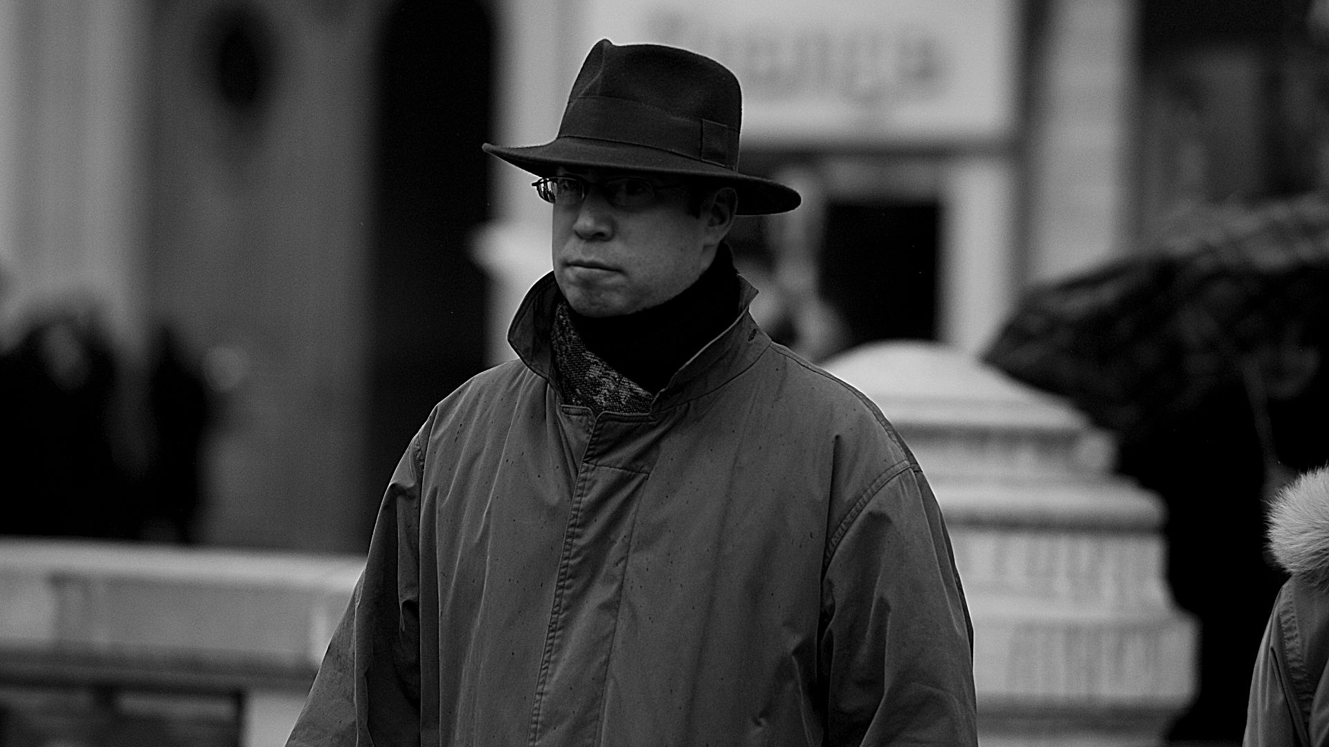 Man in a Raincoat