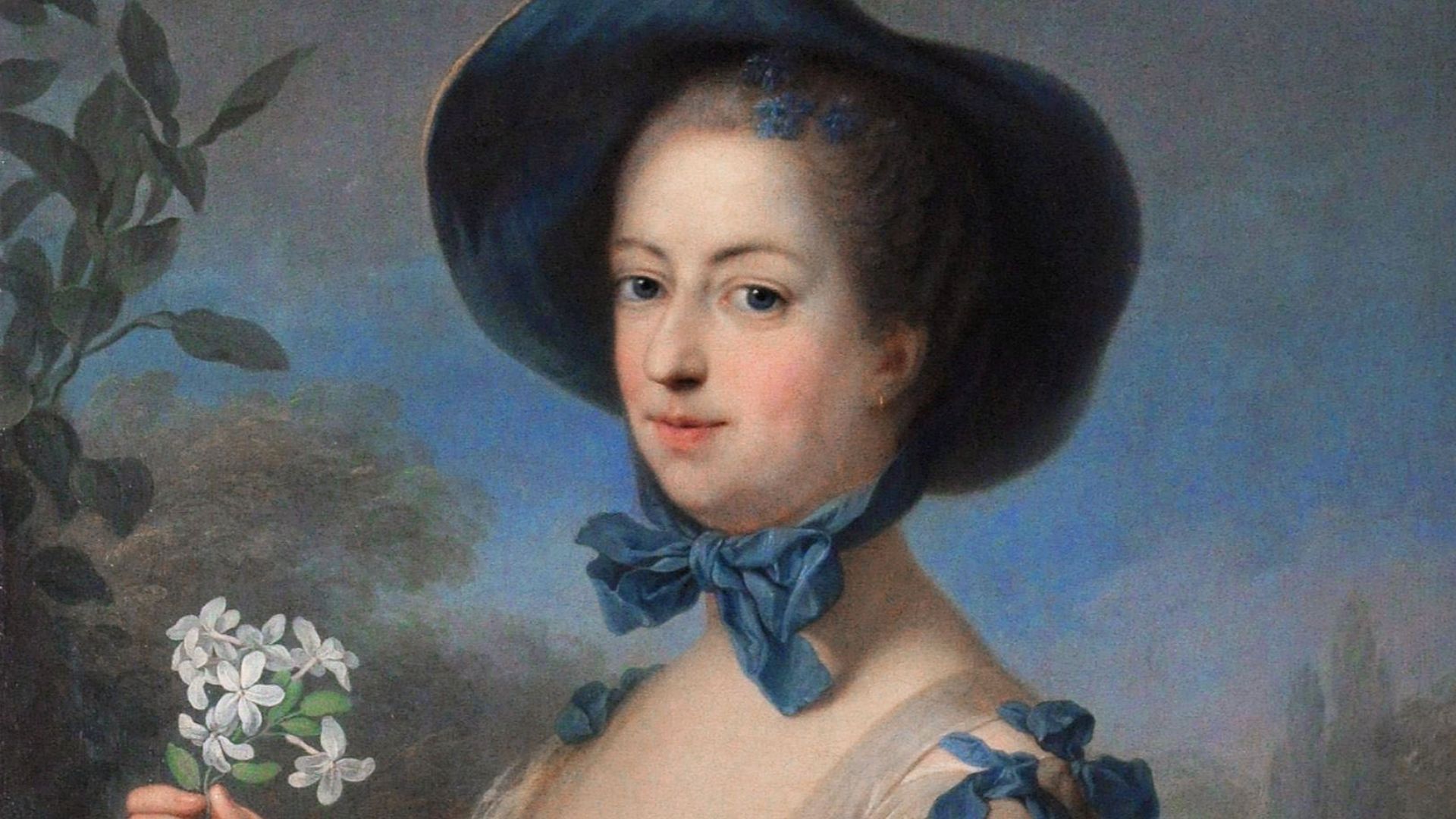 Charles André Van Loo - Madame de Pompadour en belle jardinière - v.1754-1755