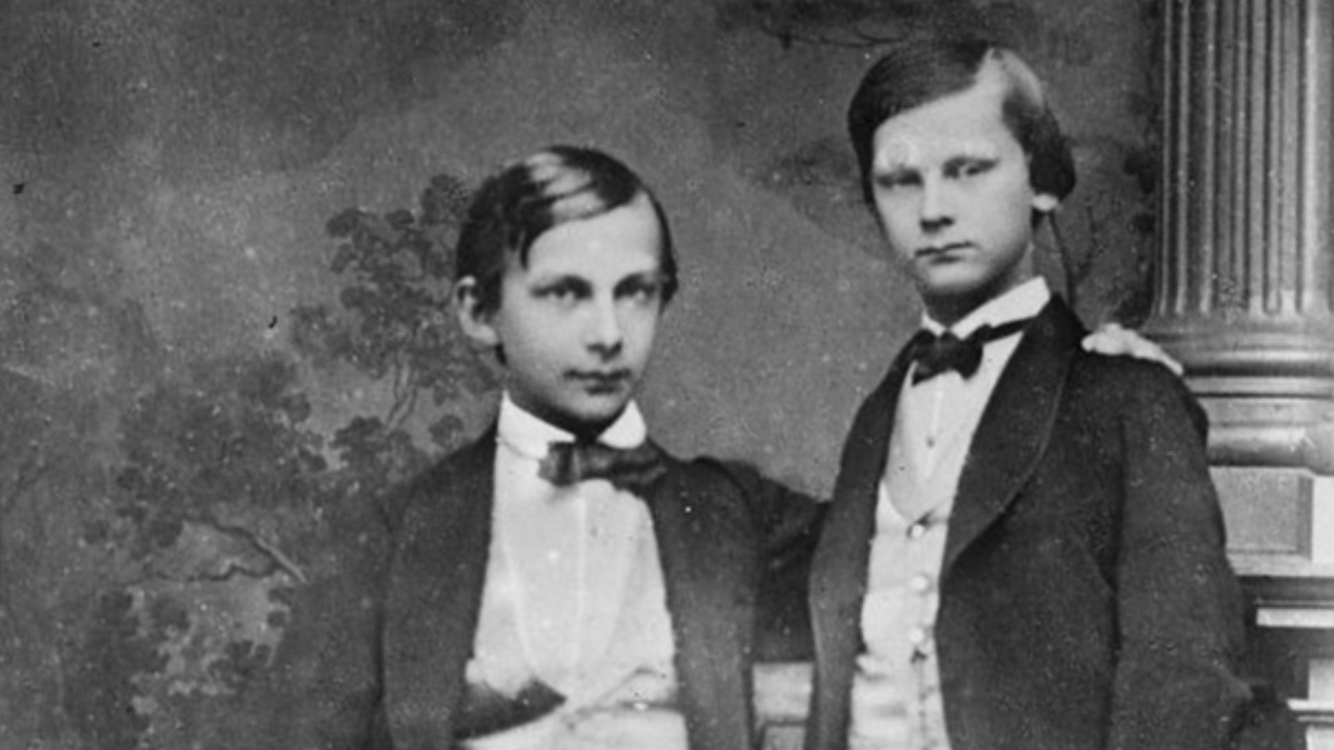 The Bavarian Princes Ludwig II and Otto.
