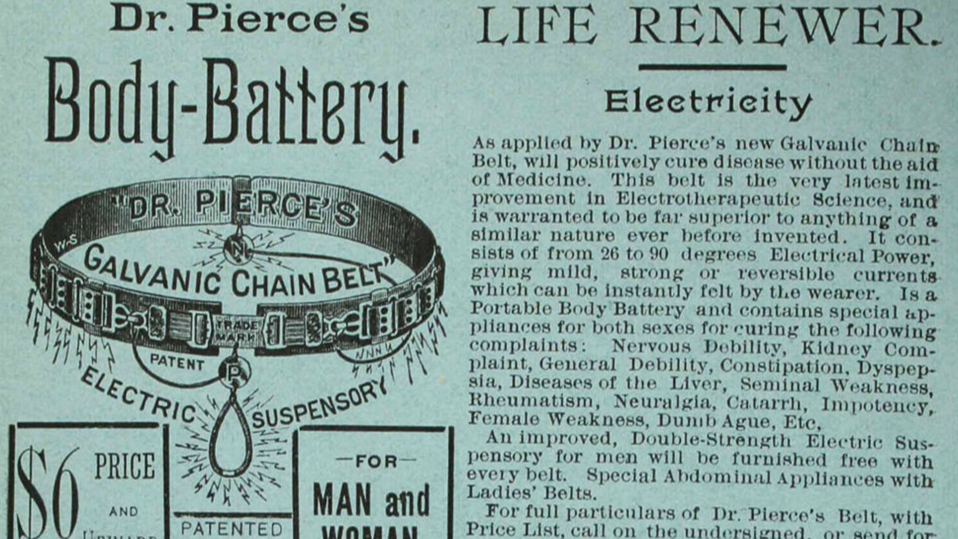 Geographic coverage: United States--Washington (State)--Tacoma
Subjects (LCTGM): Trusses; Medical equipment & supplies; Magnetic healing; Health care; Quacks
Categories: Quackery; Health and hygiene; Machinery, equipment and appliances